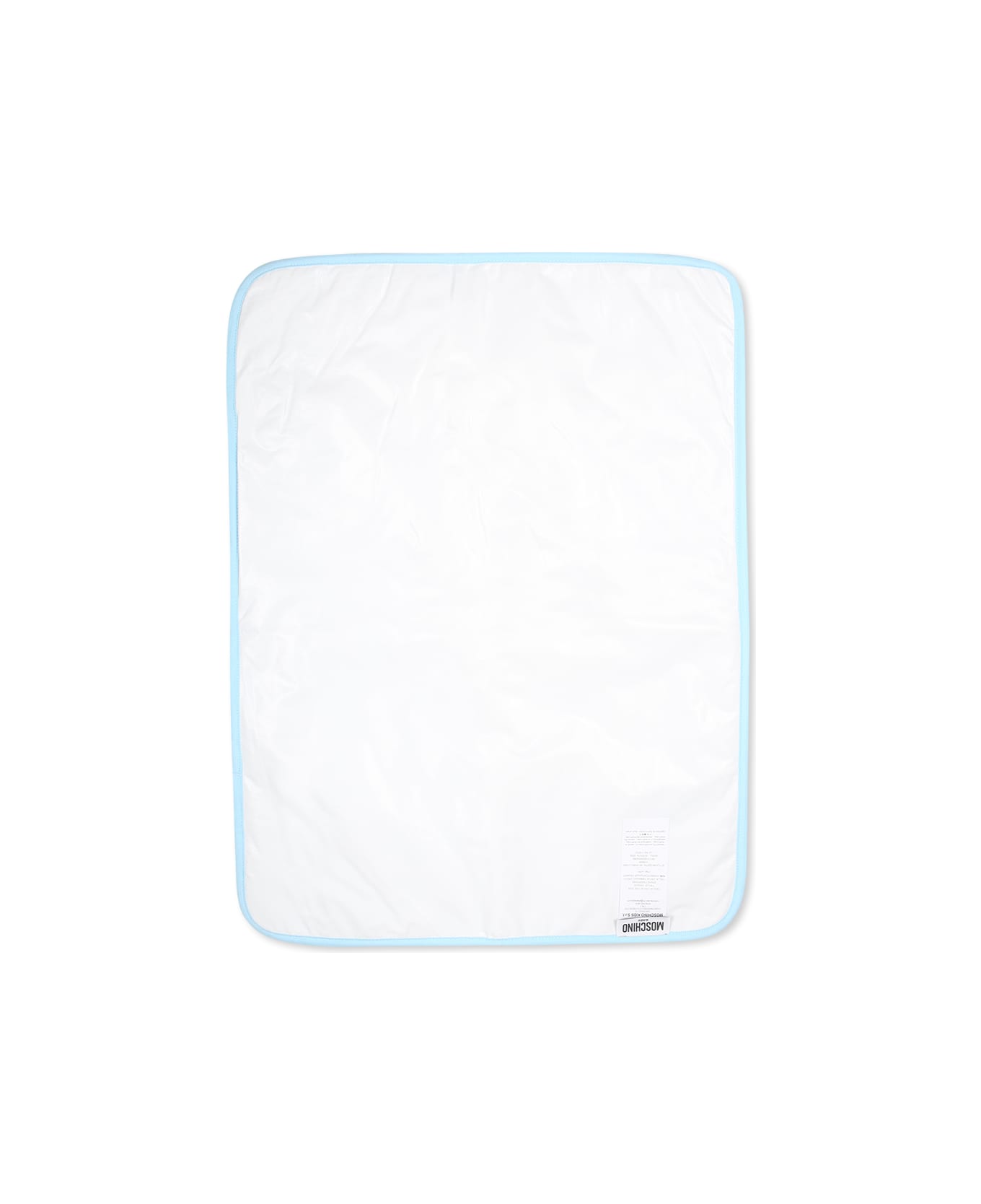 Moschino Light Blue Changing Bag For Baby Boy With Teddy Bear - Light Blue