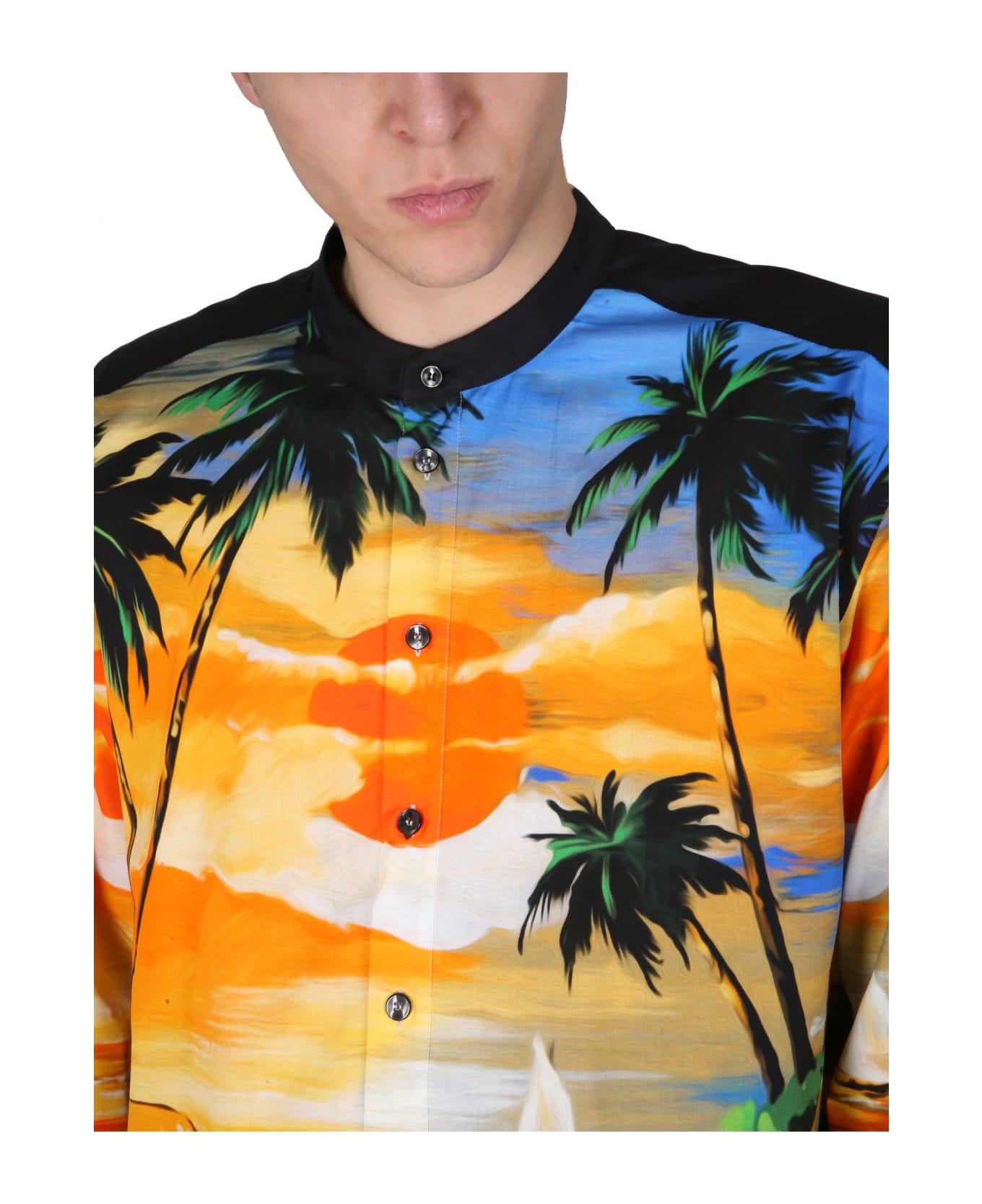 Dolce & Gabbana Hawaii Print Shirt - MULTICOLOR