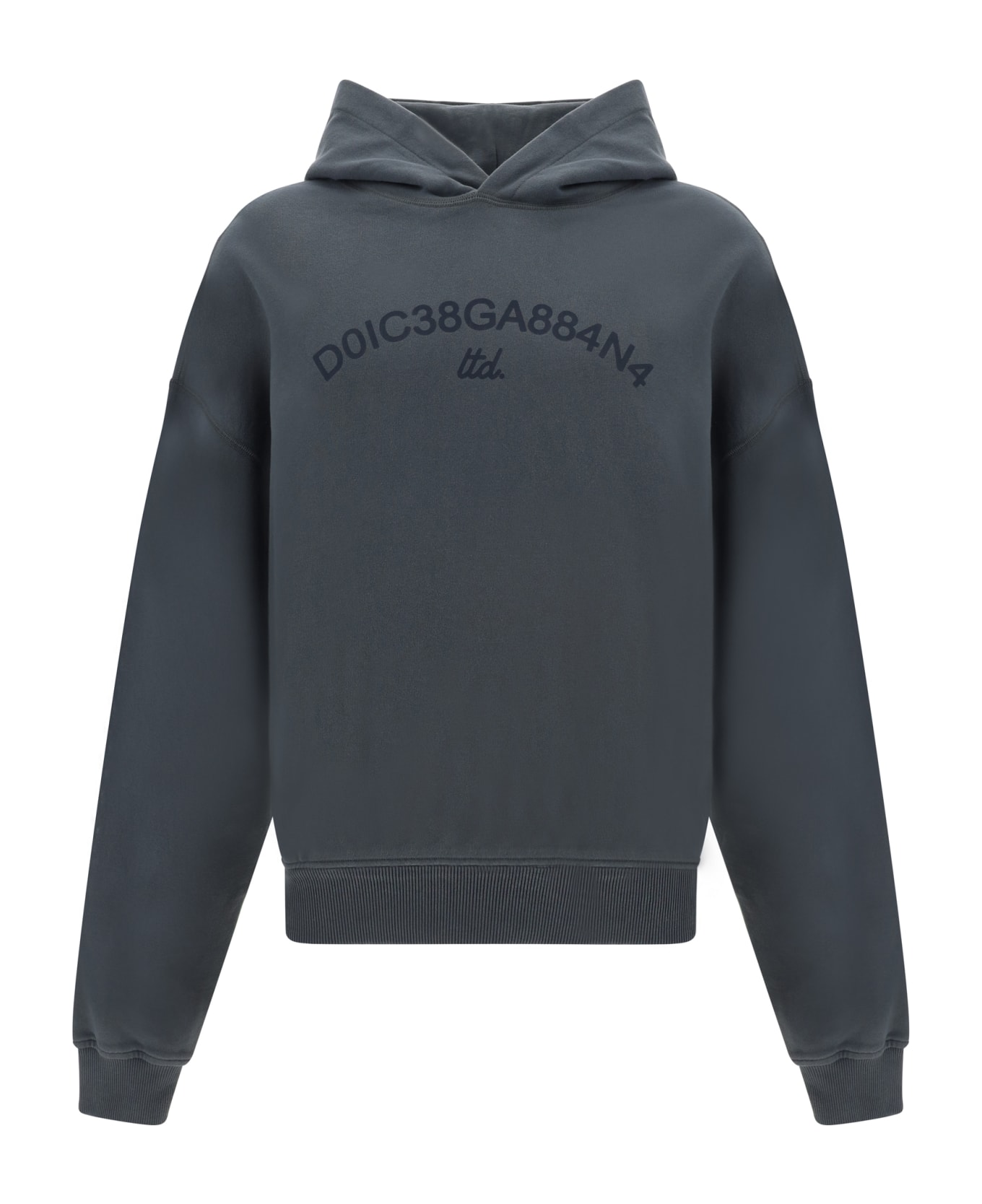 Dolce & Gabbana Sweatshirt With Logo - Grigio フリース