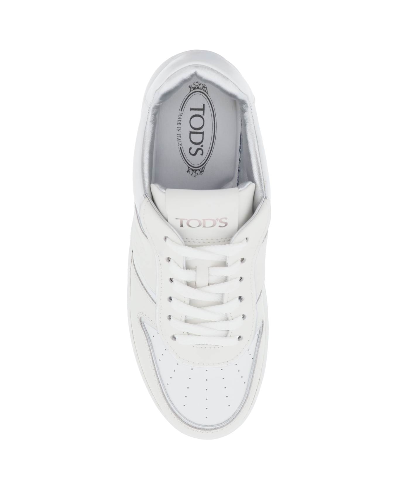 スニーカー TOD'S FW24 Leather Platform Sneakers (XXW88K0HP60SRQ 0351) Tod's women's leather platform sneakers xxw88k0hp60srq White