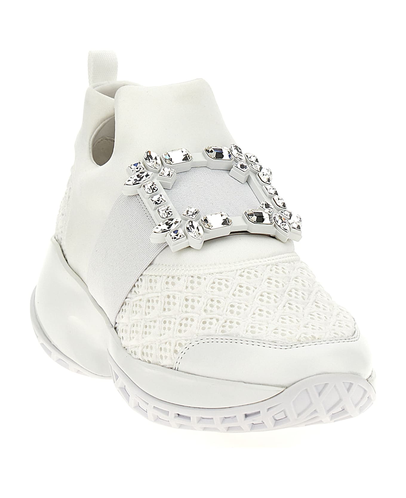 Roger Vivier 'viv' Run Sneakers - White