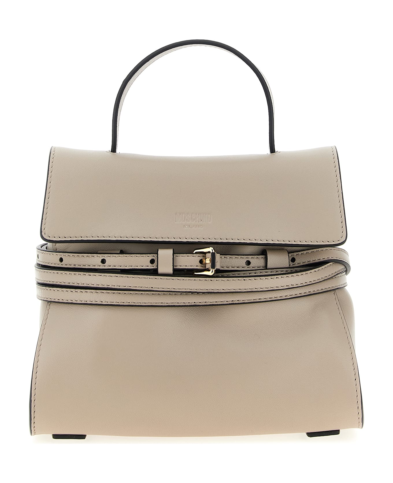 Moschino 
tie Me
 Small Handbag - Beige