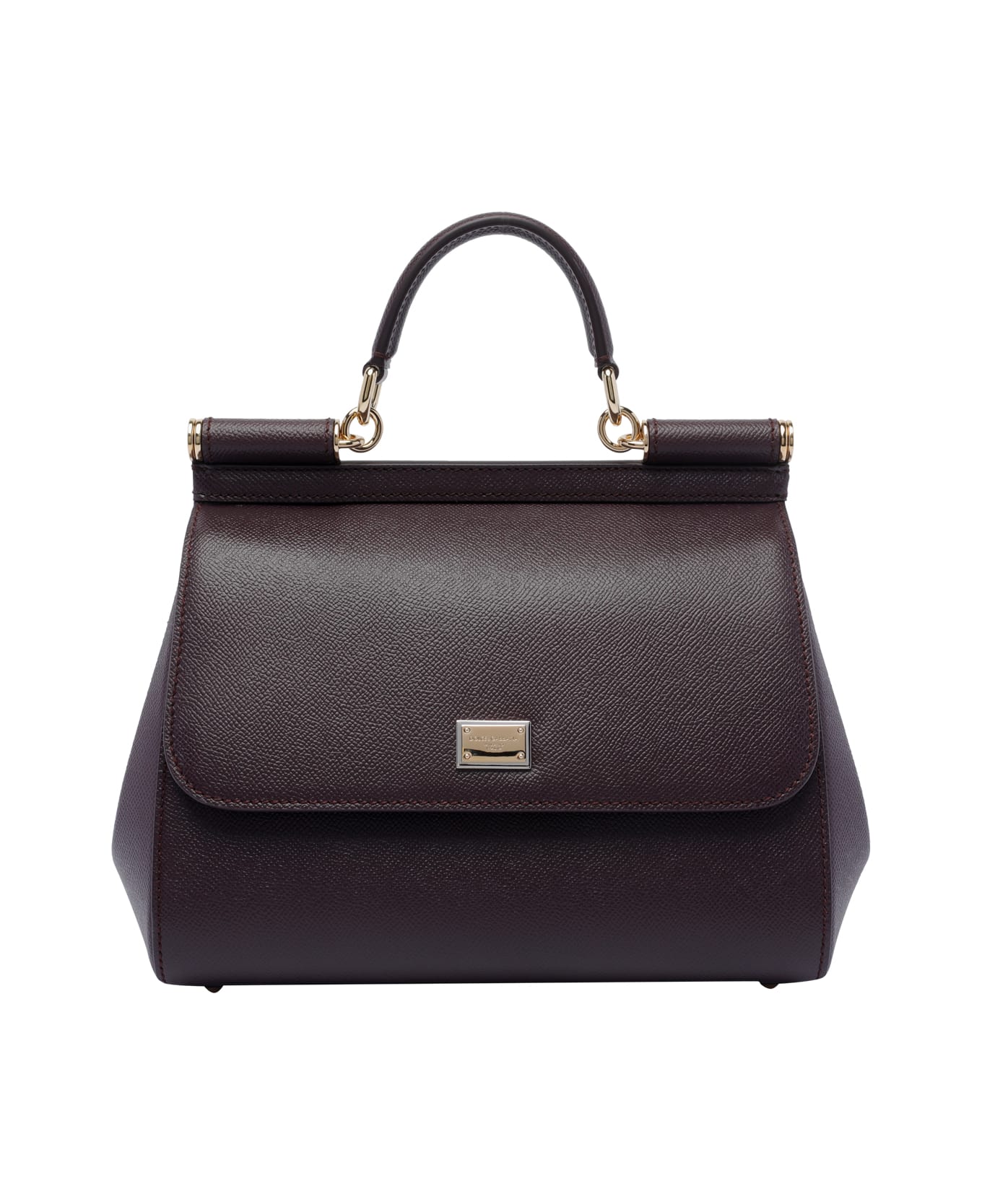 Dolce 
Gabbana Large Sicily Handbag - Purple
