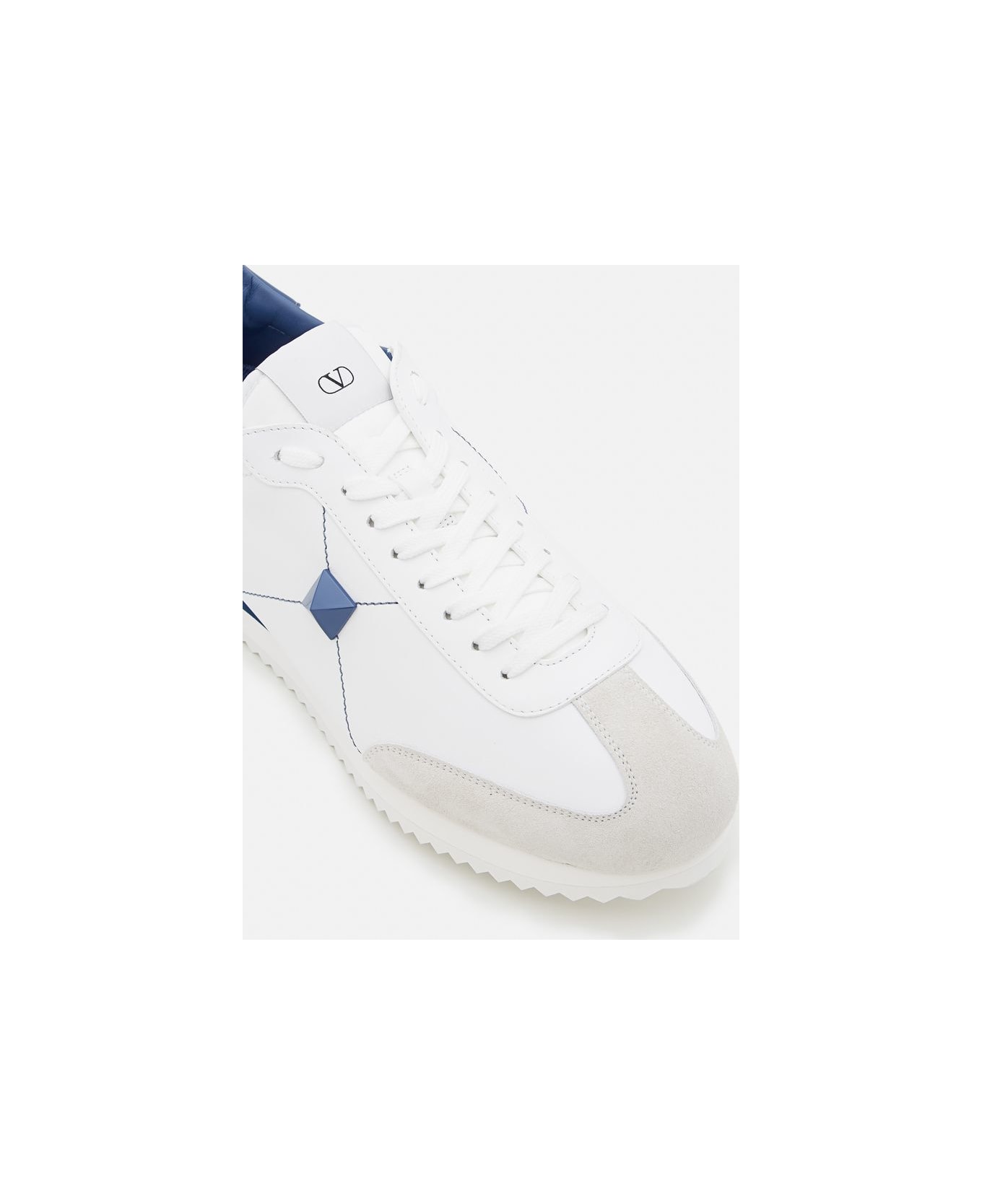 Valentino Garavani 'stud' Sneakers In Leather And Nappa - White