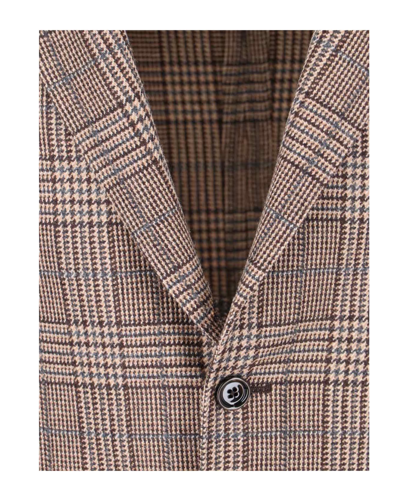 Lardini Single-breasted Blazer - Brown