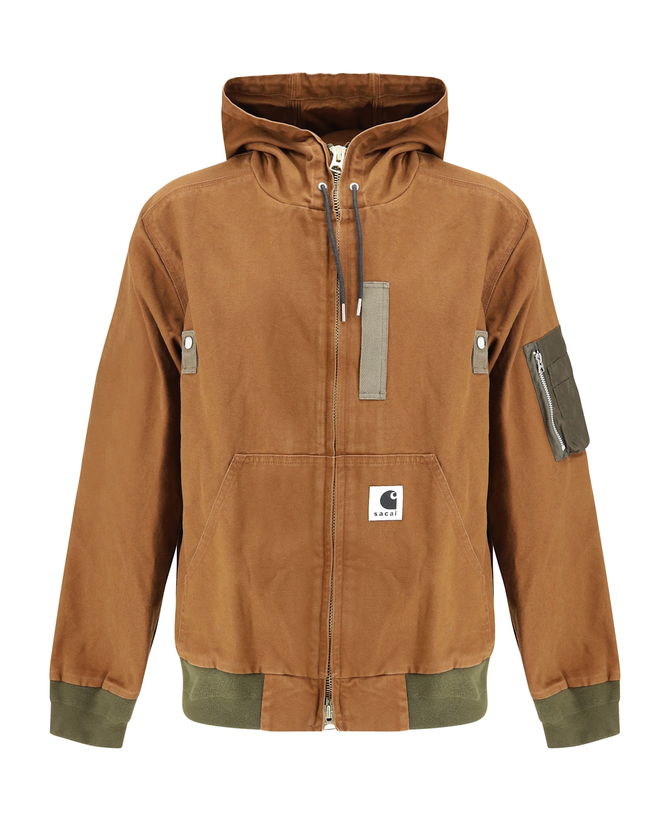 Sacai Washed Duck Hooded Blouson By Sacai X Carhartt Wip