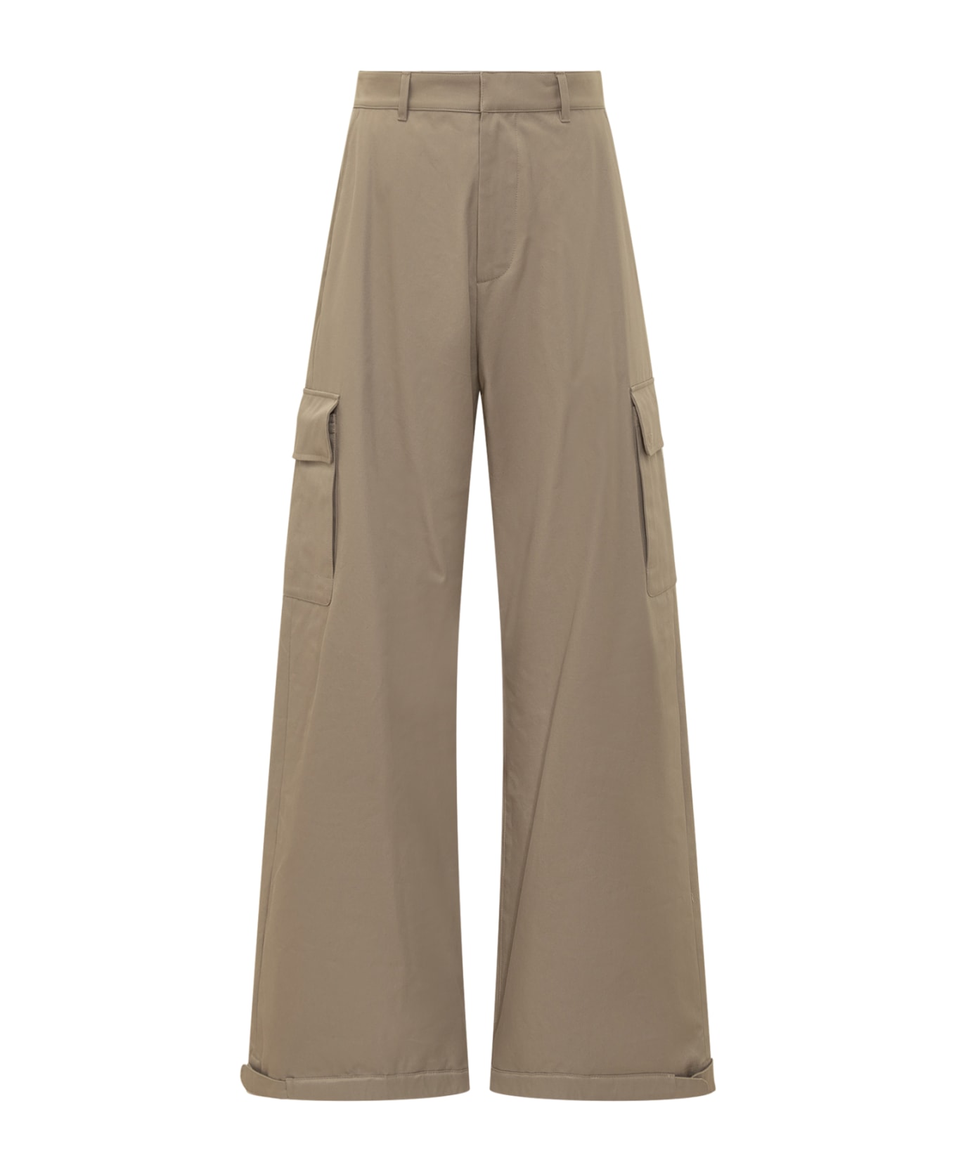 Off-White Cargo Trousers - Beige
