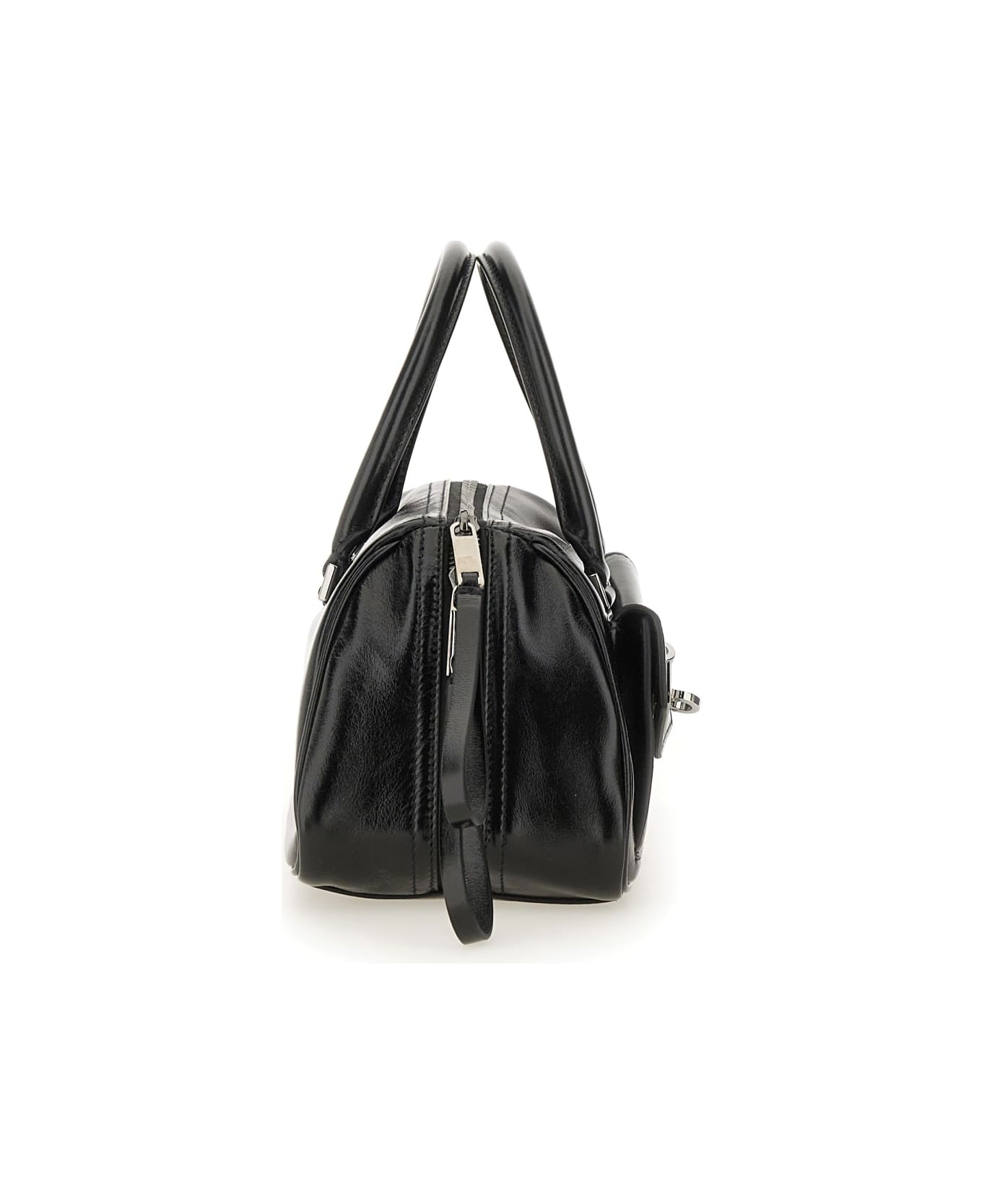Ferragamo Small "bowling Multipocket" Bag - BLACK
