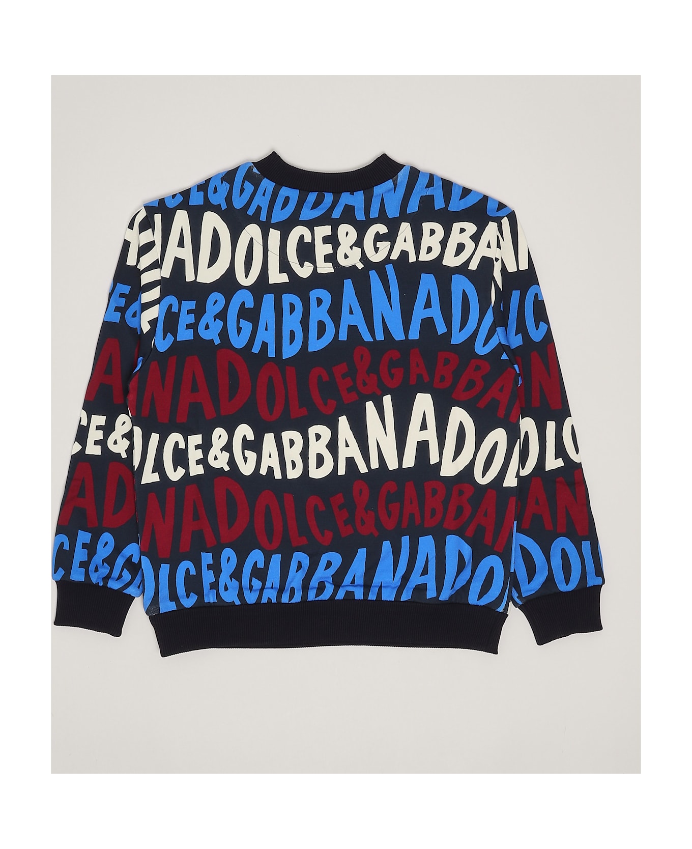 Dolce & Gabbana Sweatshirt Sweatshirt - BLU MULTICOLOR ニットウェア＆スウェットシャツ