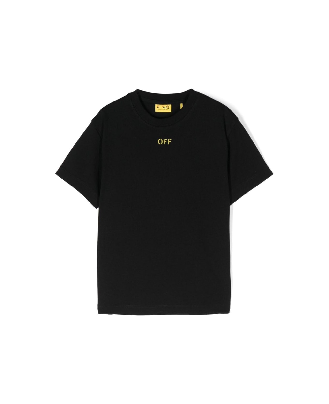 Off-White Arrow Stitched Tee Ss - Black Li