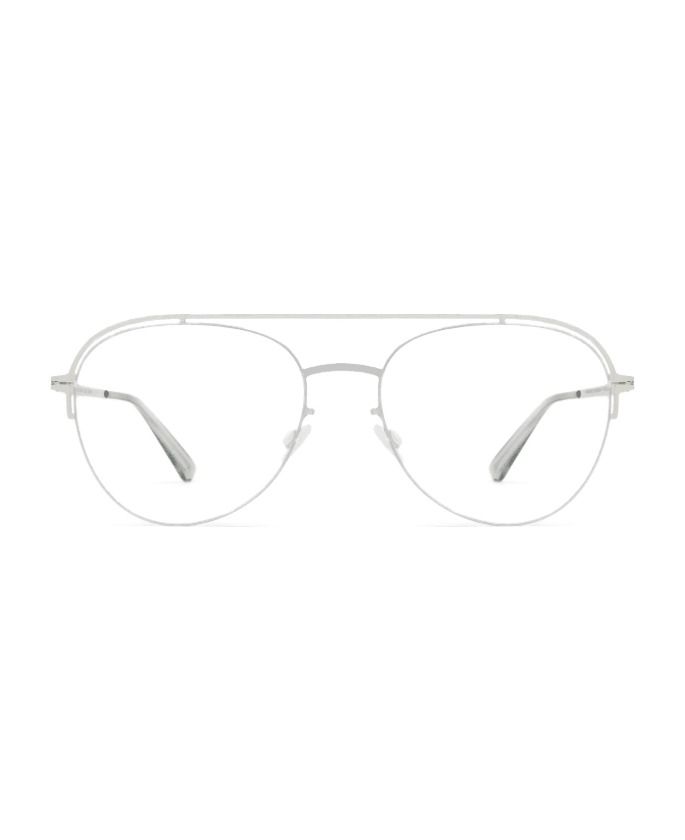 Mykita Misako Shiny Silver Glasses - Shiny Silver