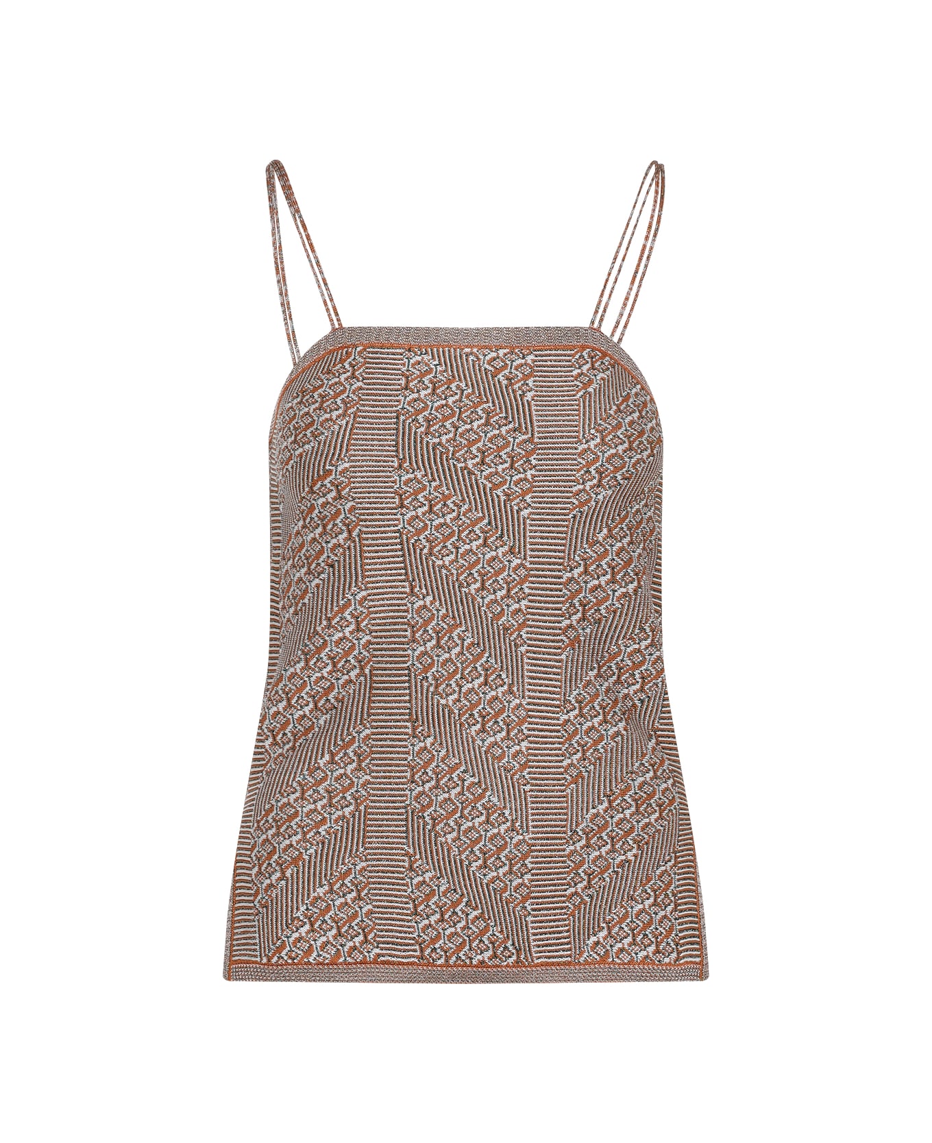 Valentino Tank Top - Qe Ginger Orange Gold