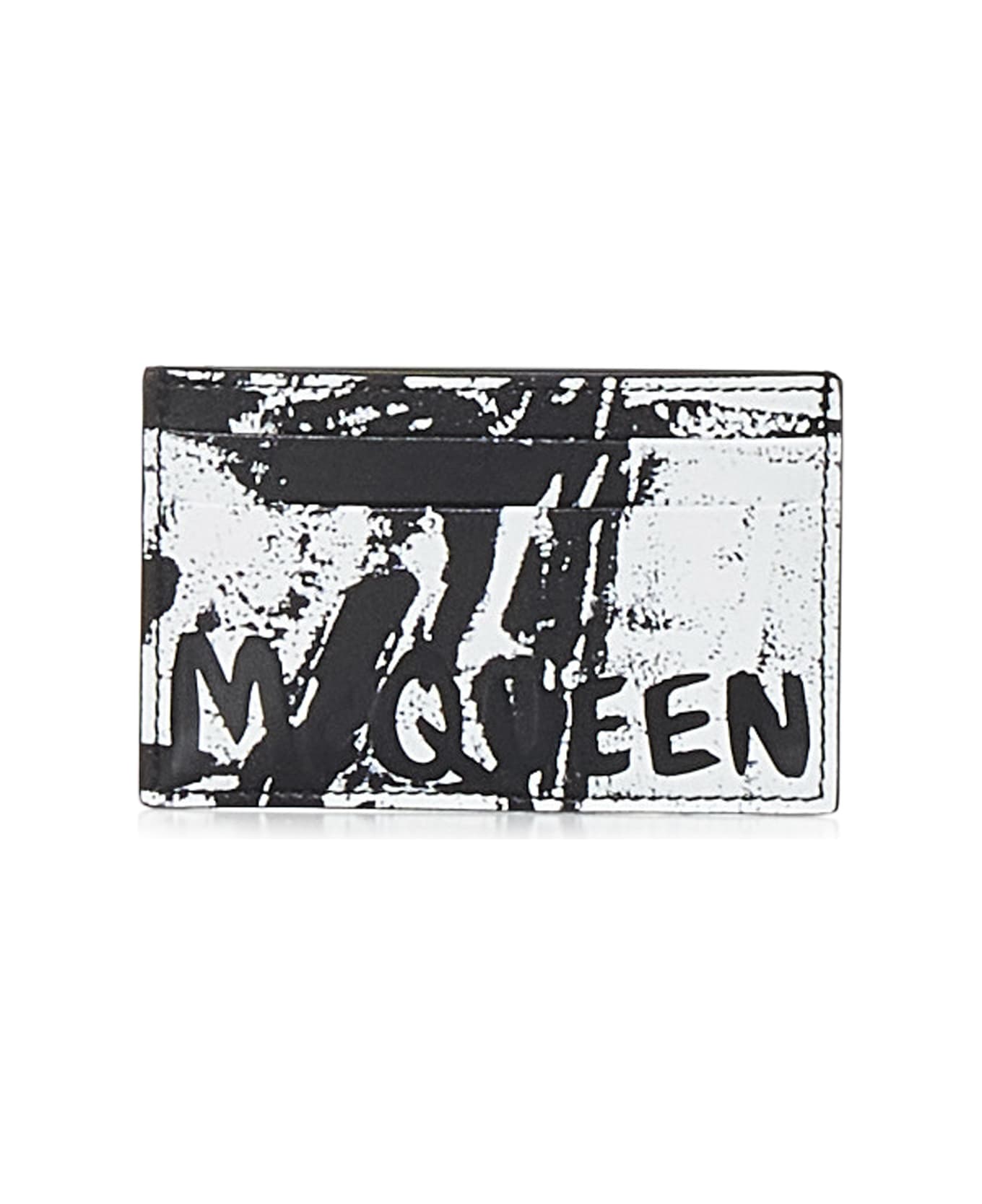 Alexander McQueen Mcqueen Graffiti Wallet - Black