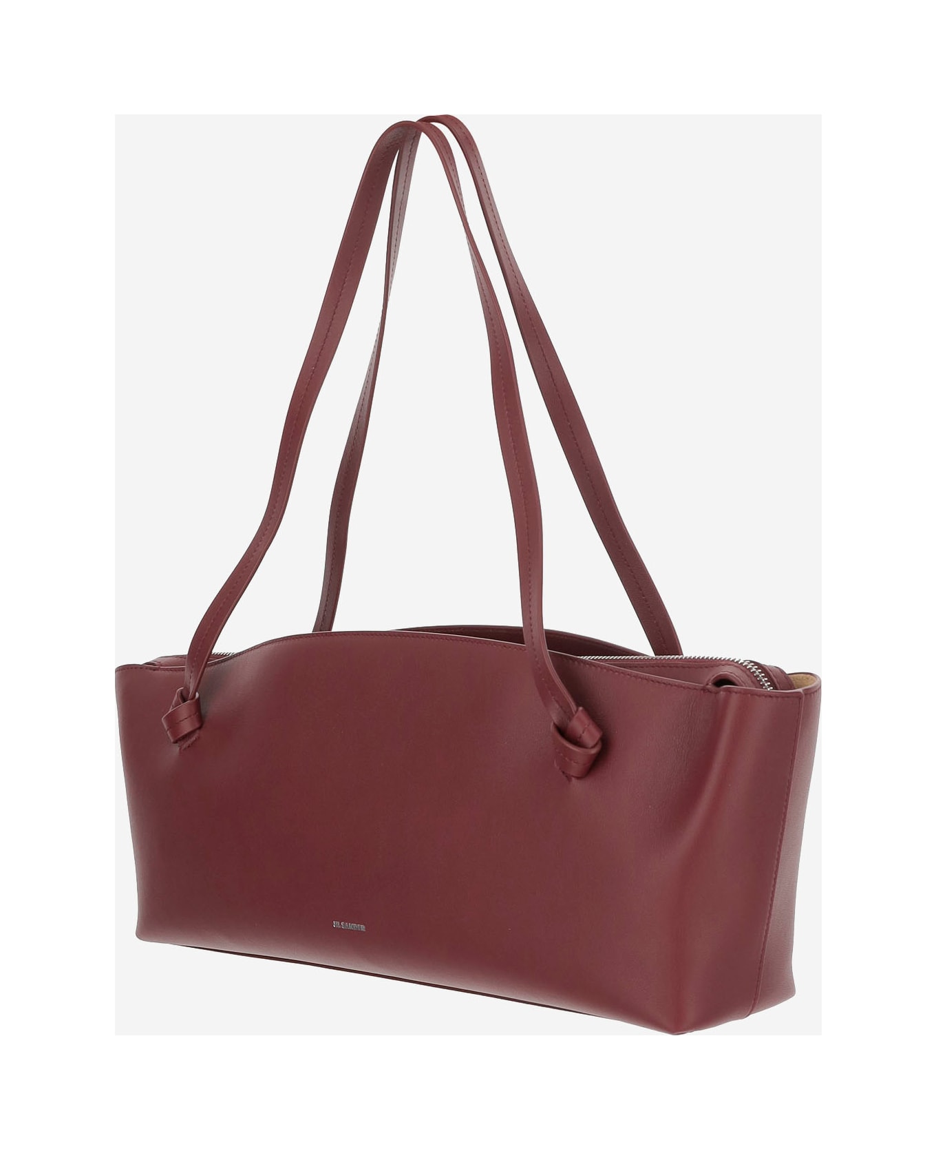 Jil Sander Leather Bag - Bordeaux