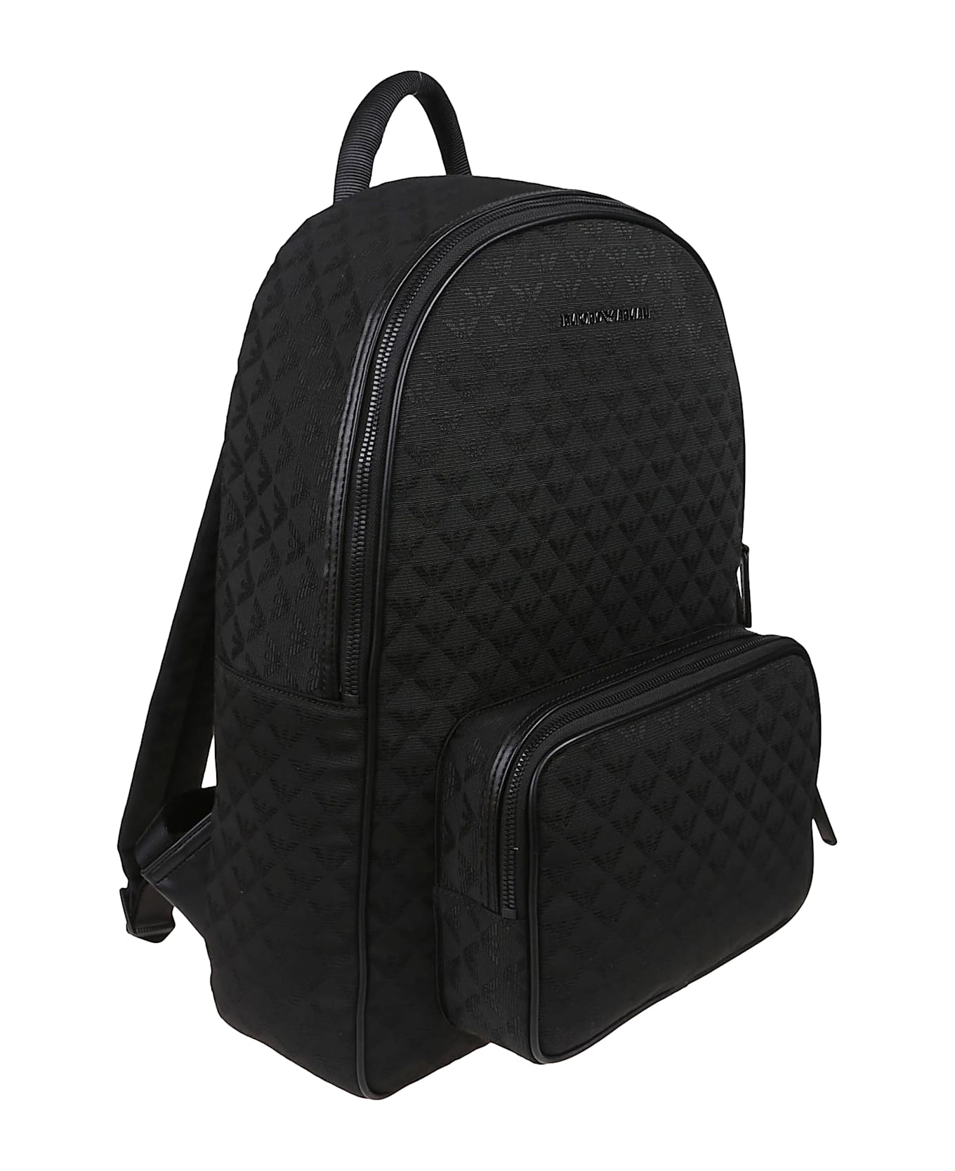 Emporio Armani Eagle All Over Backpack - Nero