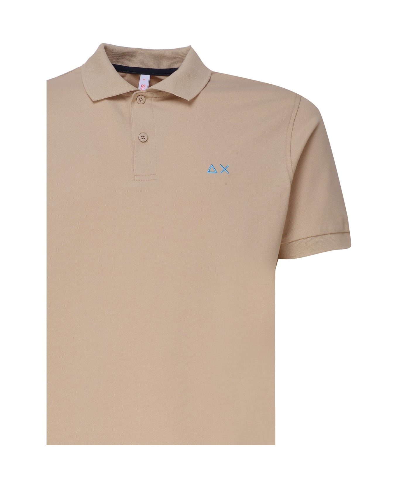 Sun 68 Polo T-shirt In Cotton - Beige