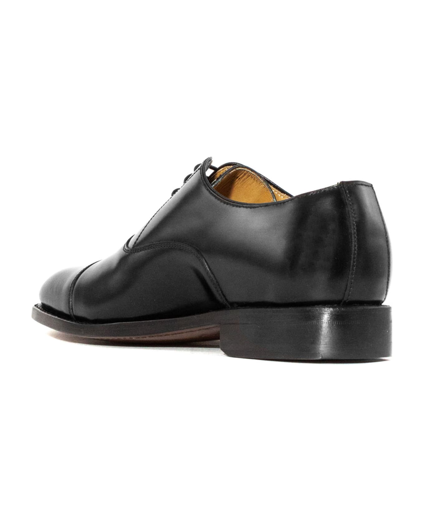Berwick 1707 Black Leather Oxofrd your Shoes - Nero