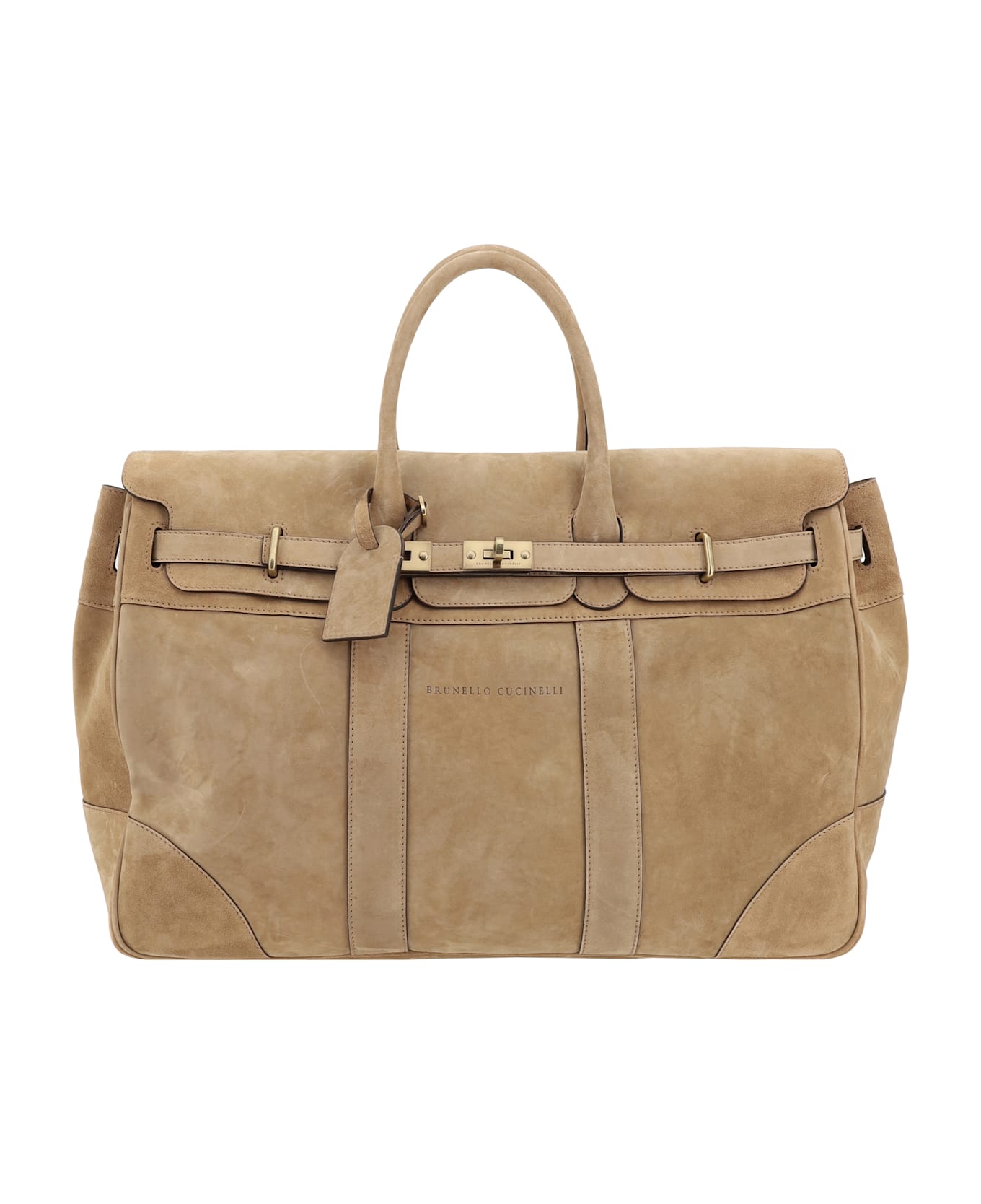Brunello Cucinelli Country Travel Bag - Biscotto