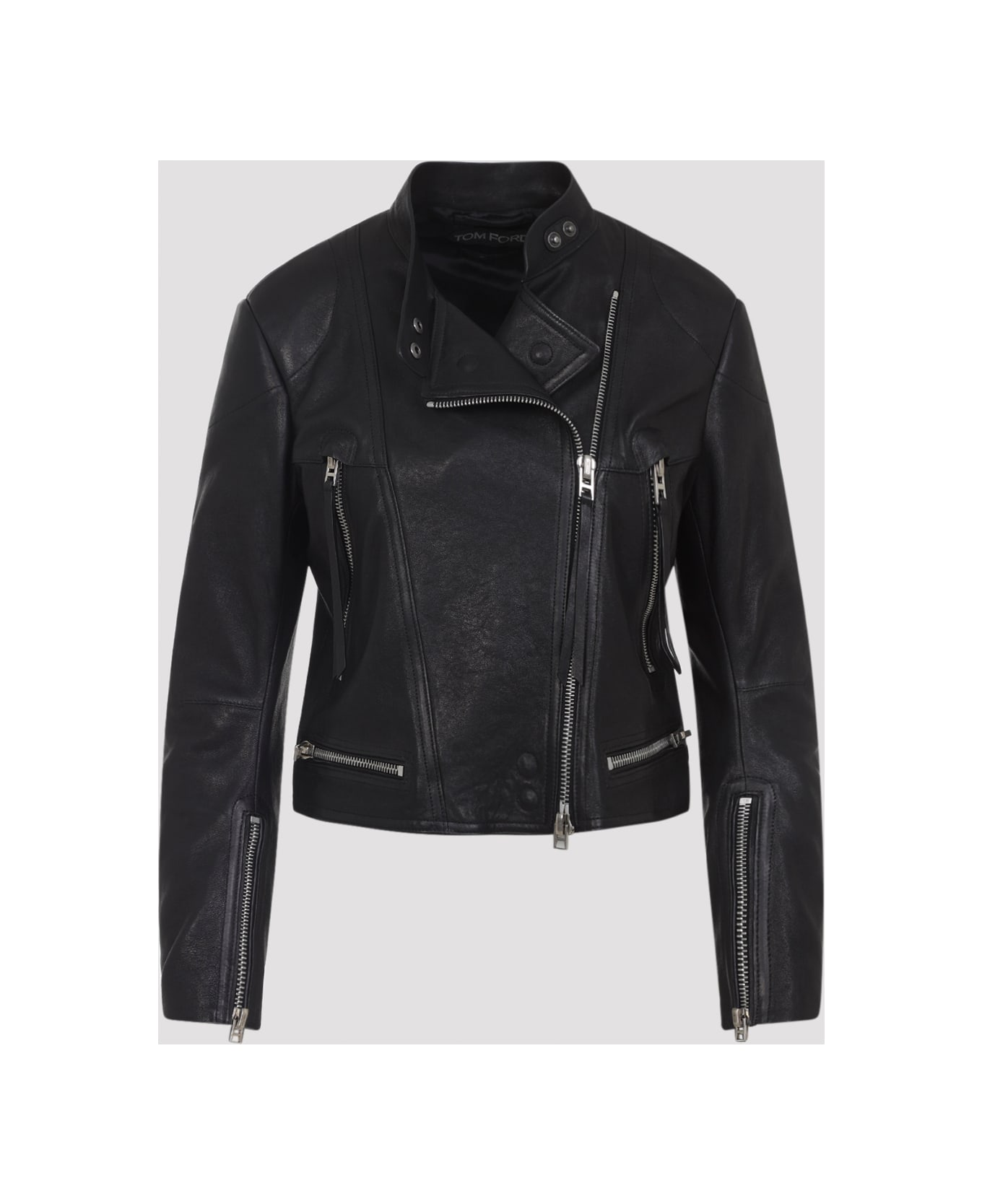 Tom Ford Leather Jacket - Black