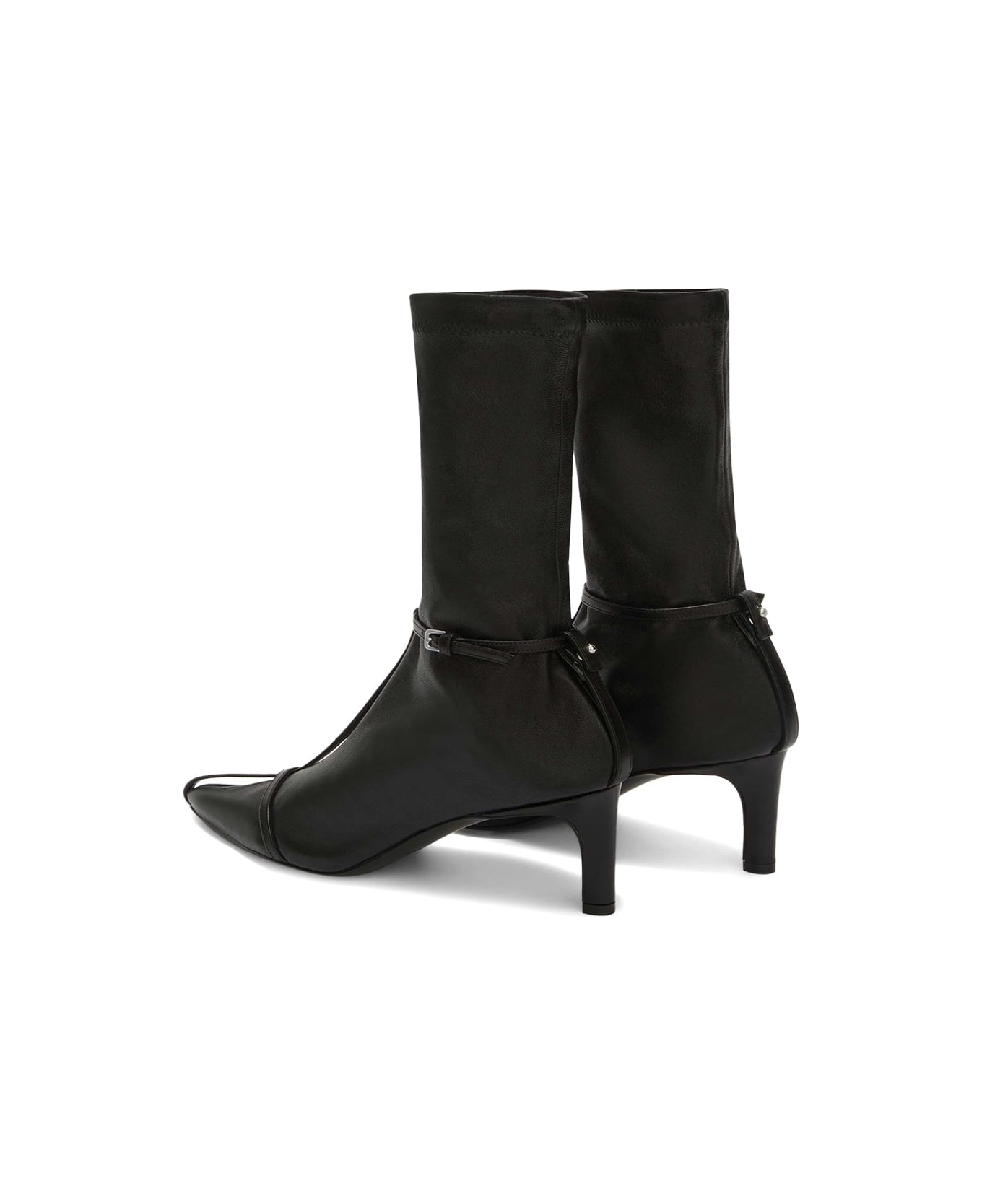 Jil Sander Leather Boot - BLACK