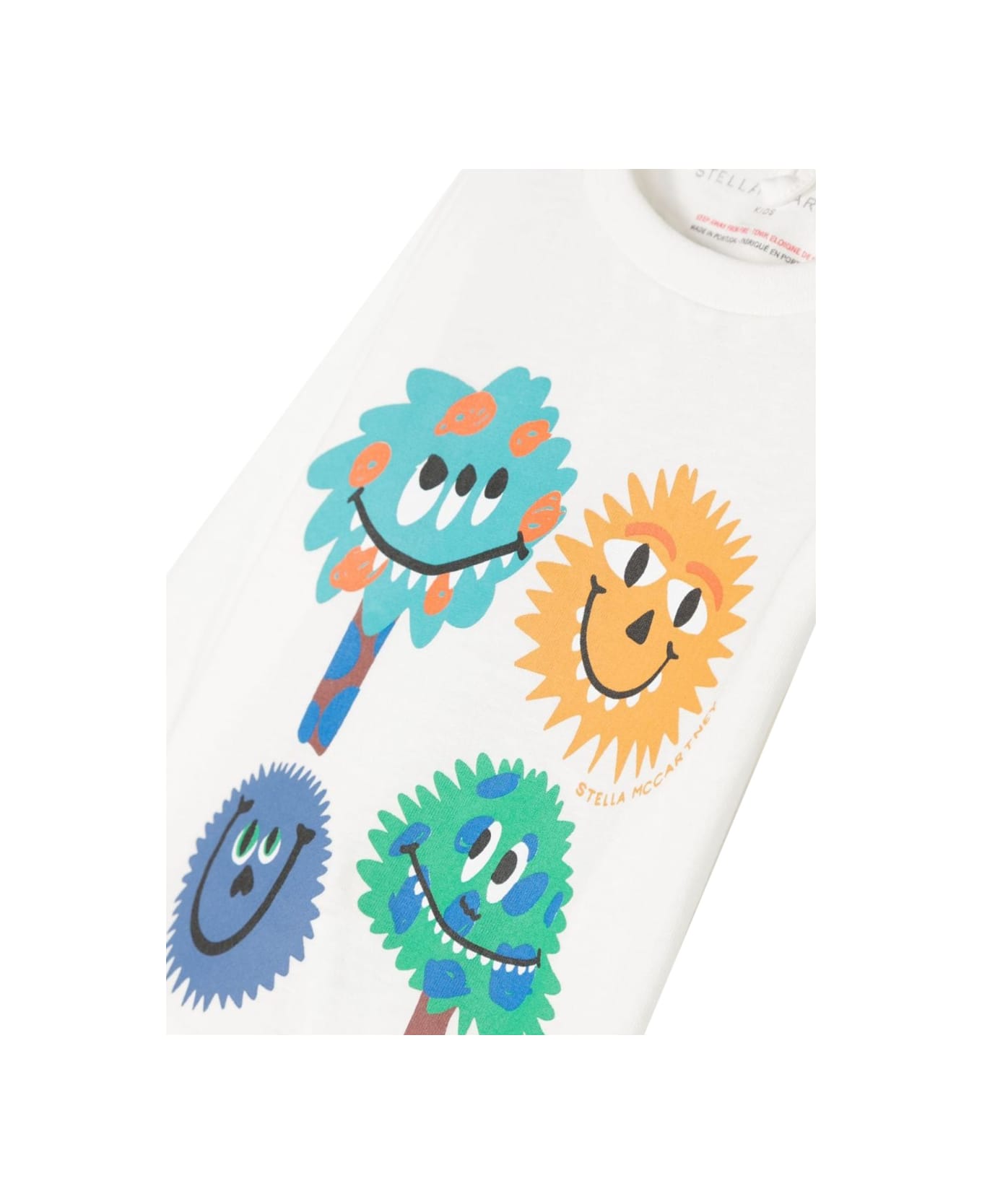 Stella McCartney Kids Ml Print T-shirt - IVORY