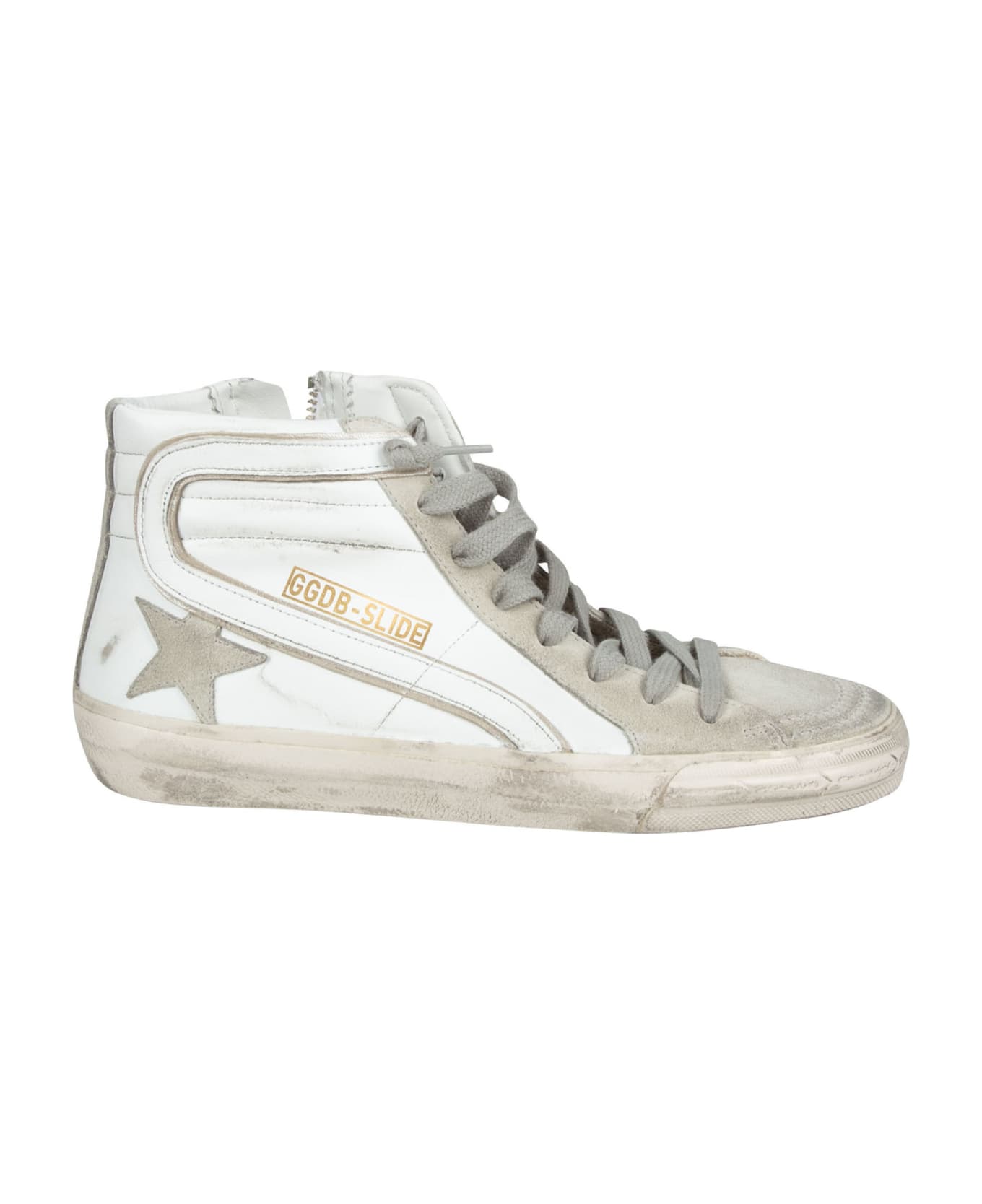 Golden Goose Classic Slide Sneakers - White/Ice