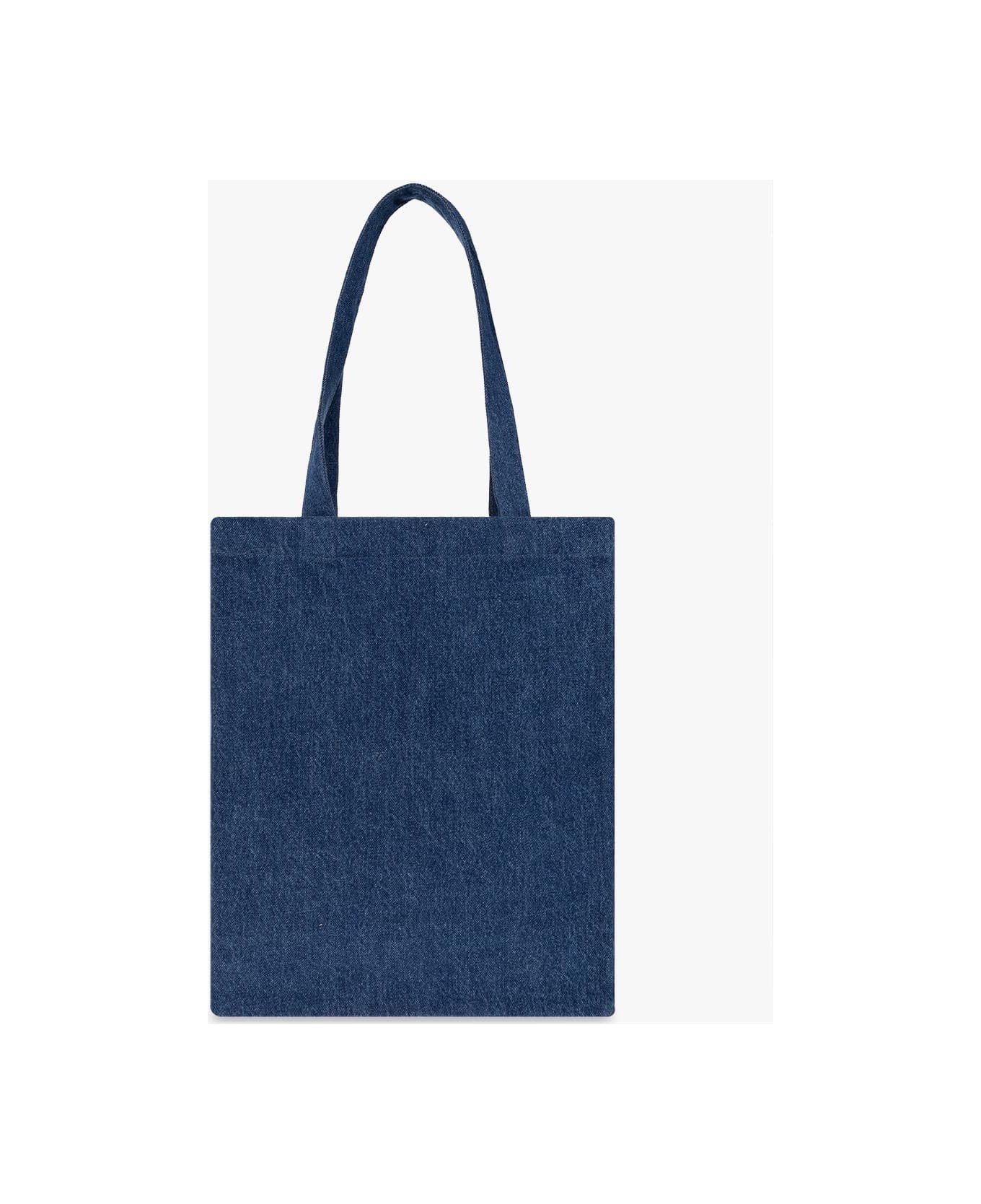 A.P.C. 'lou' Denim Shopper Bag - Blu