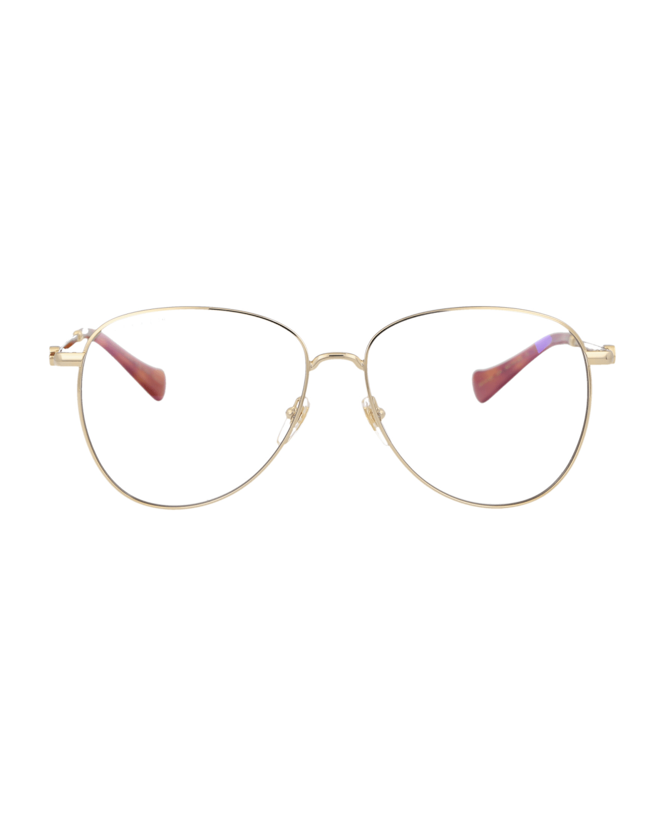 Gucci Eyewear Gg1419s Sunglasses - 004 GOLD GOLD TRANSPARENT サングラス