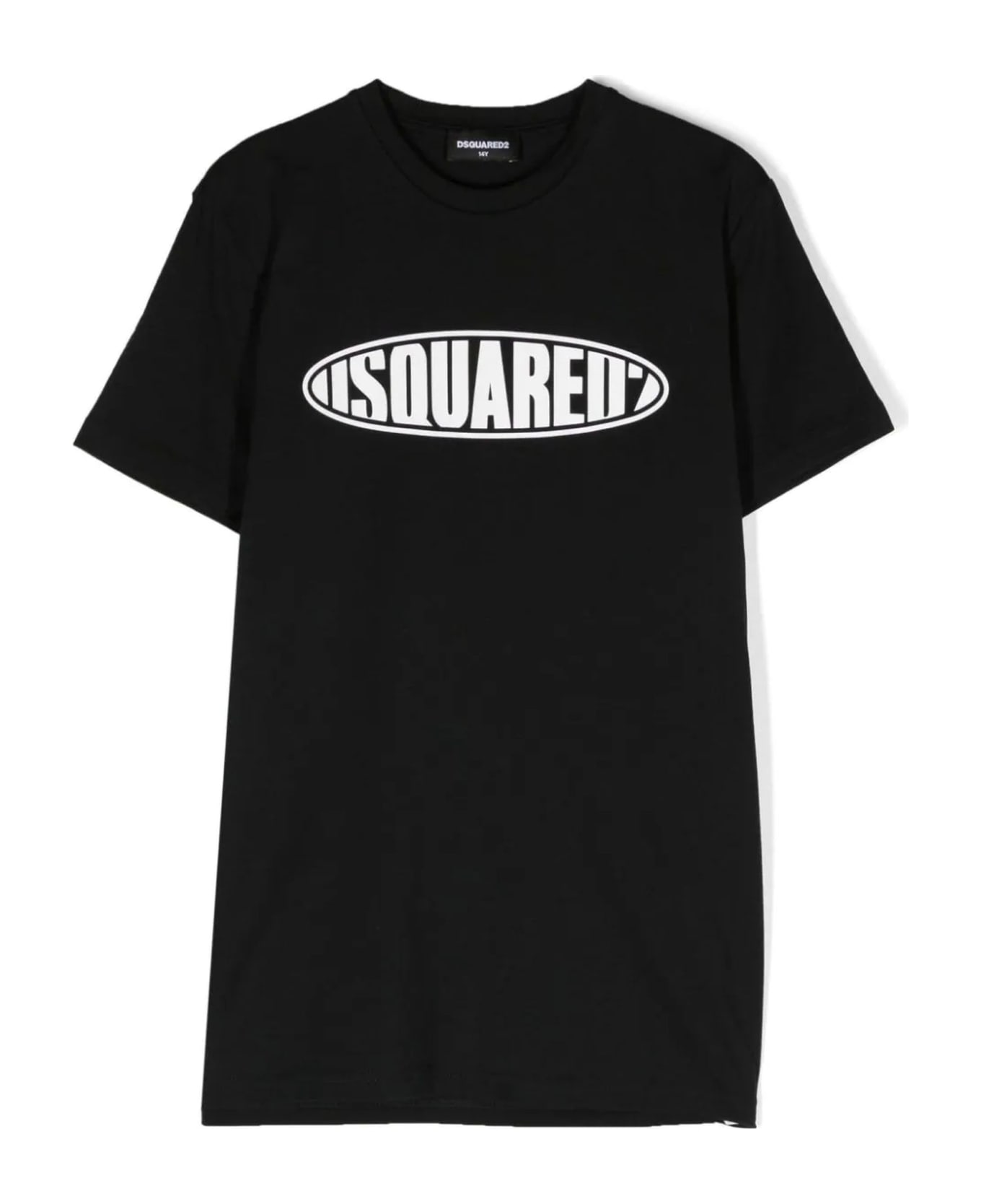 Dsquared2 Black Cotton T-shirt - Nero Tシャツ＆ポロシャツ