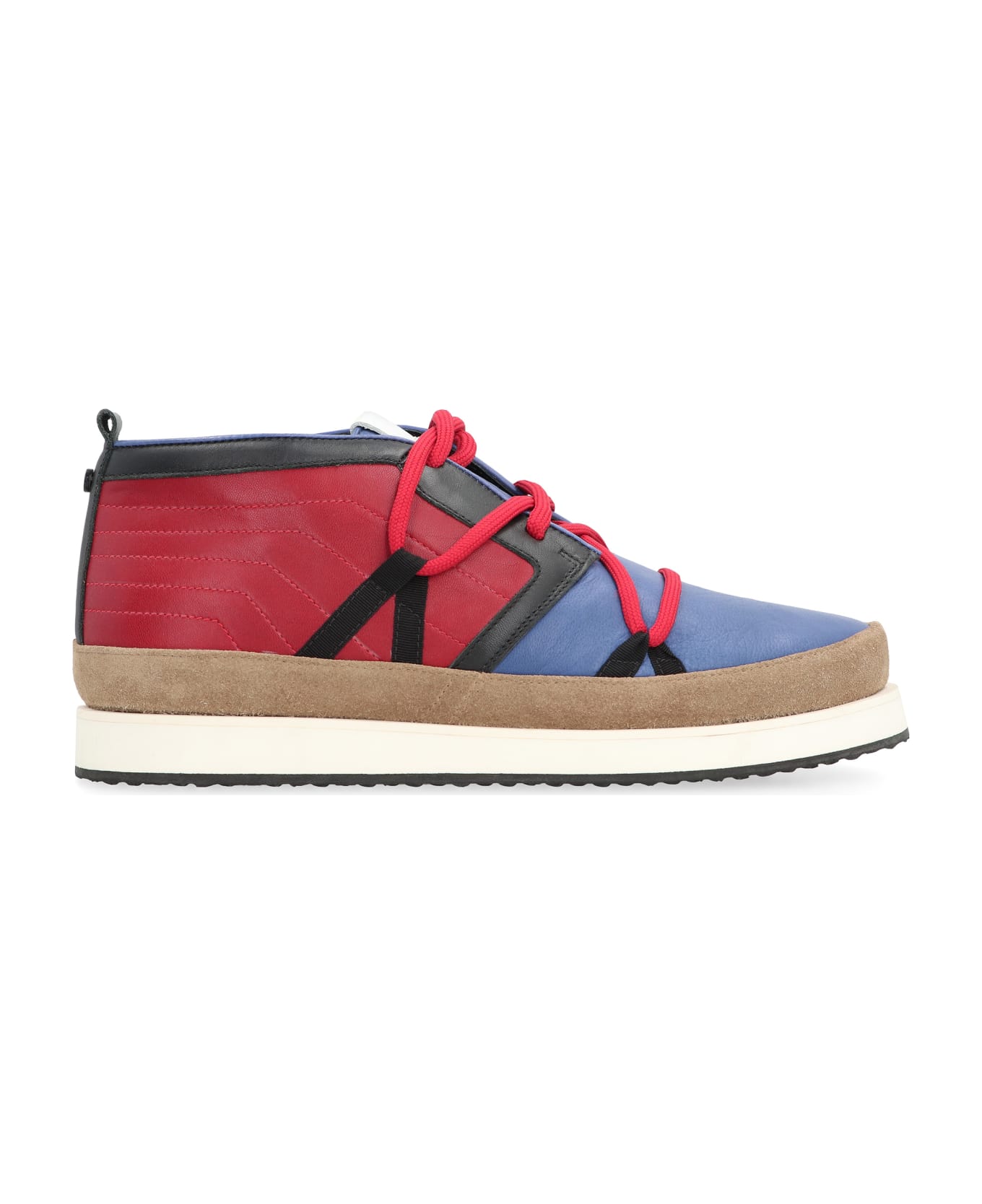 Volta Leather Mid-top Sneakers - Multicolor