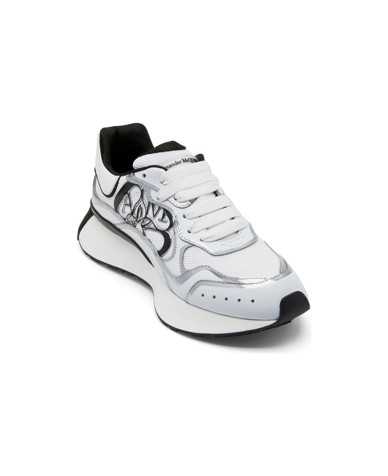 Alexander McQueen Sprint Runner Sneakers - Bianco