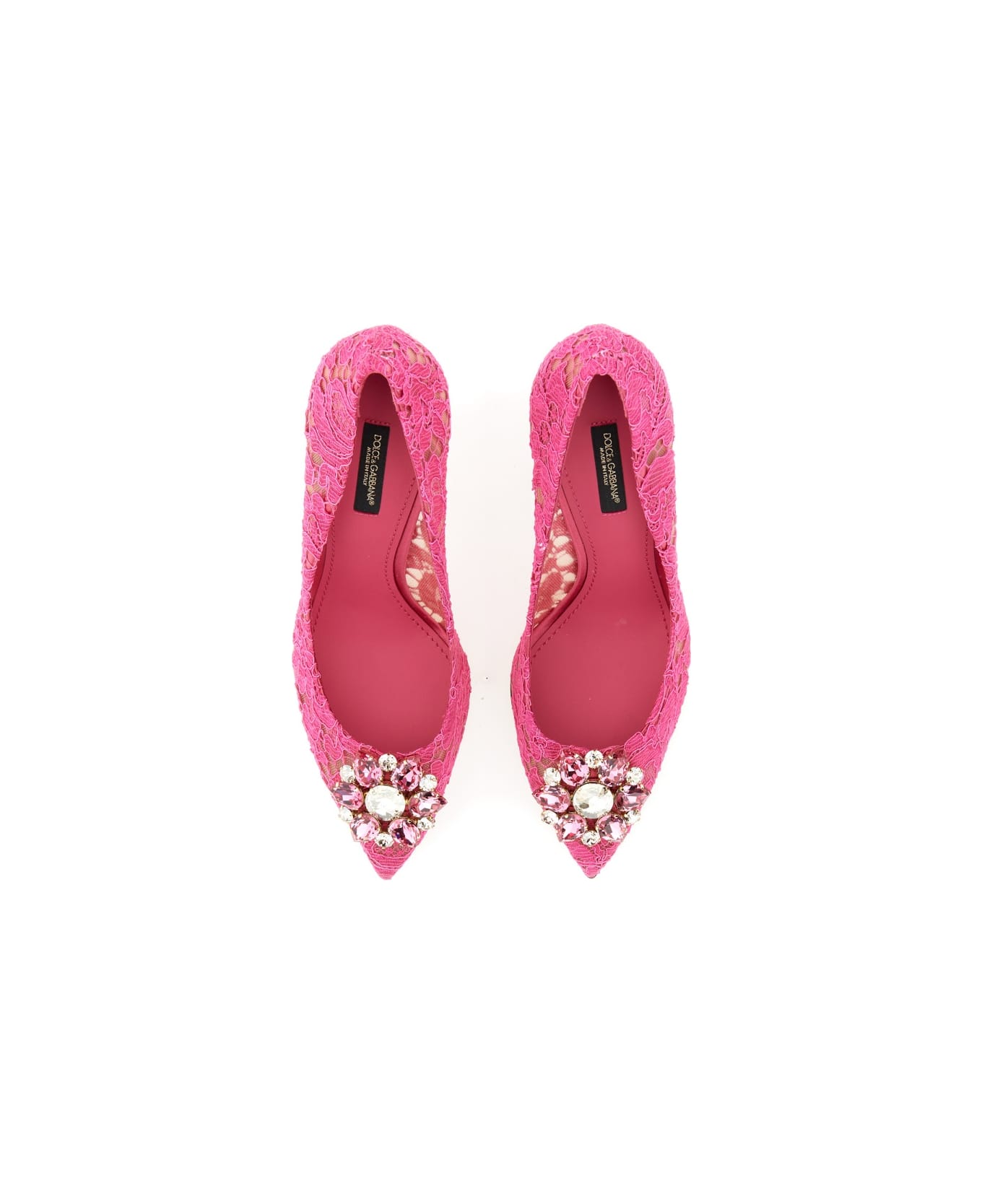 Dolce & Gabbana Taormina Lace Pumps - FUCHSIA