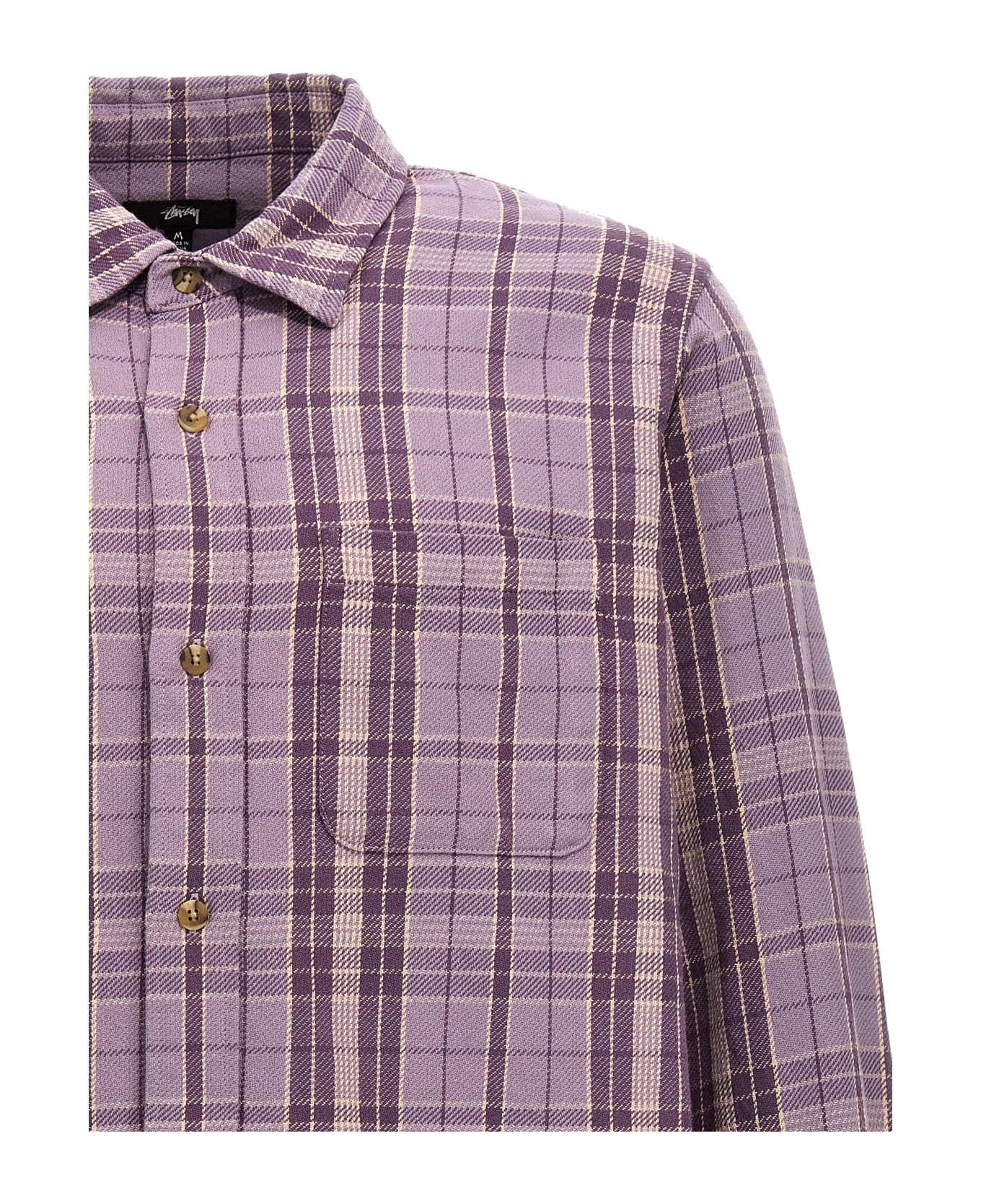 Stussy 'stones Plaid' Shirt - Purple シャツ