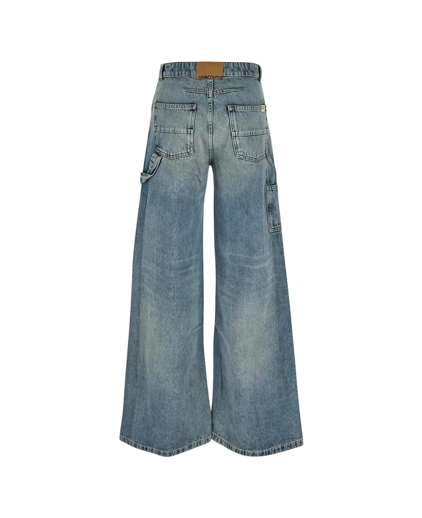 SEMICOUTURE Cargo Jeans - Blue