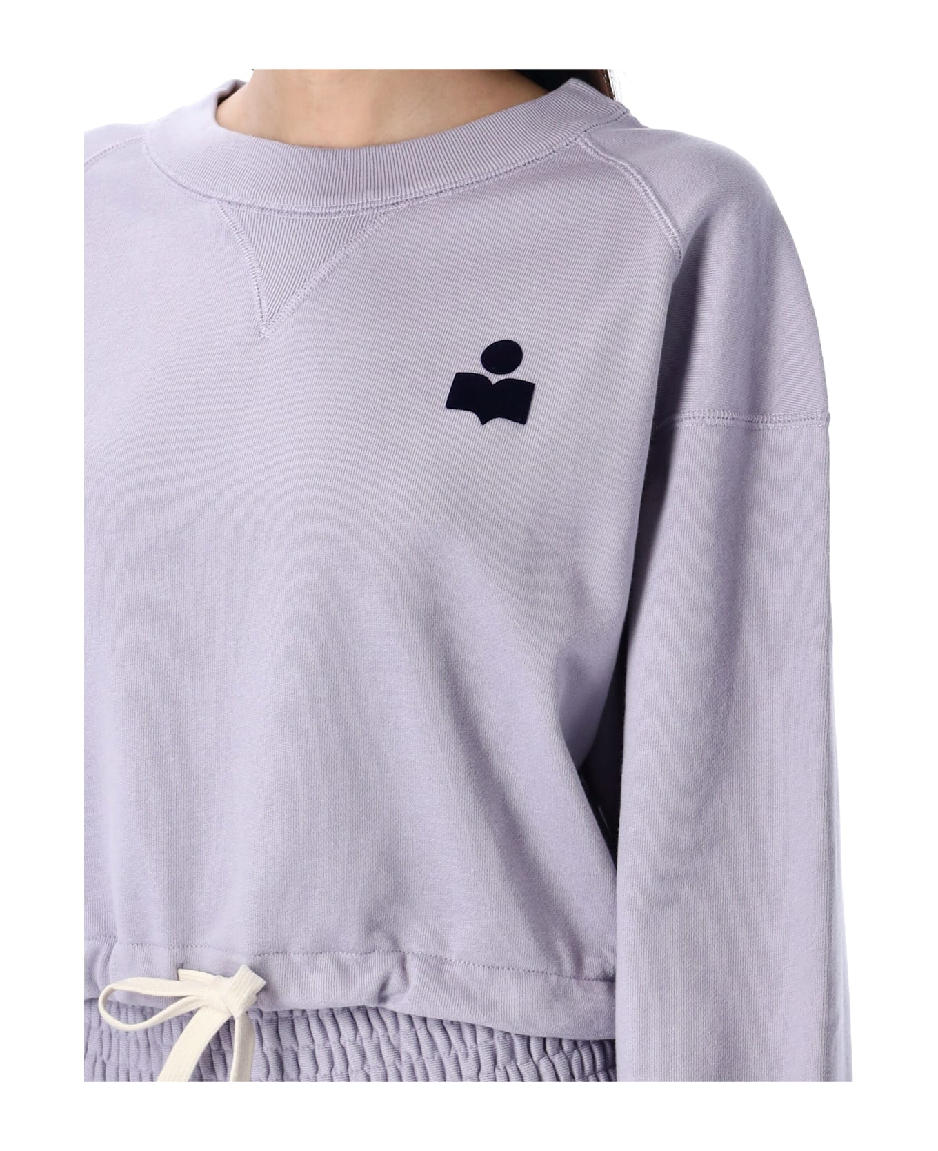 Marant Étoile Margo Cropped Hoodie - LILLAC