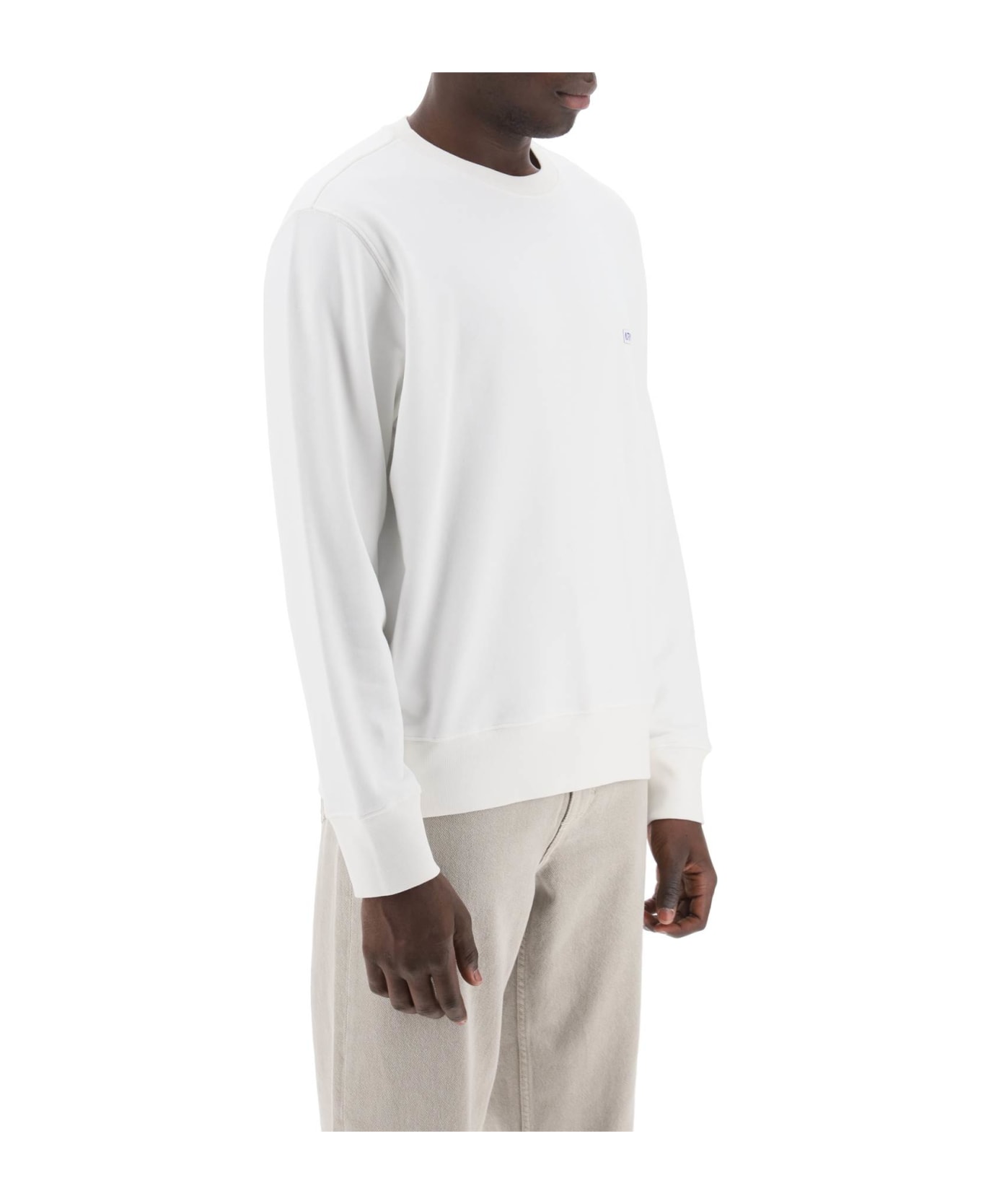 Autry Cotton Sweatshirt With Logo - White
