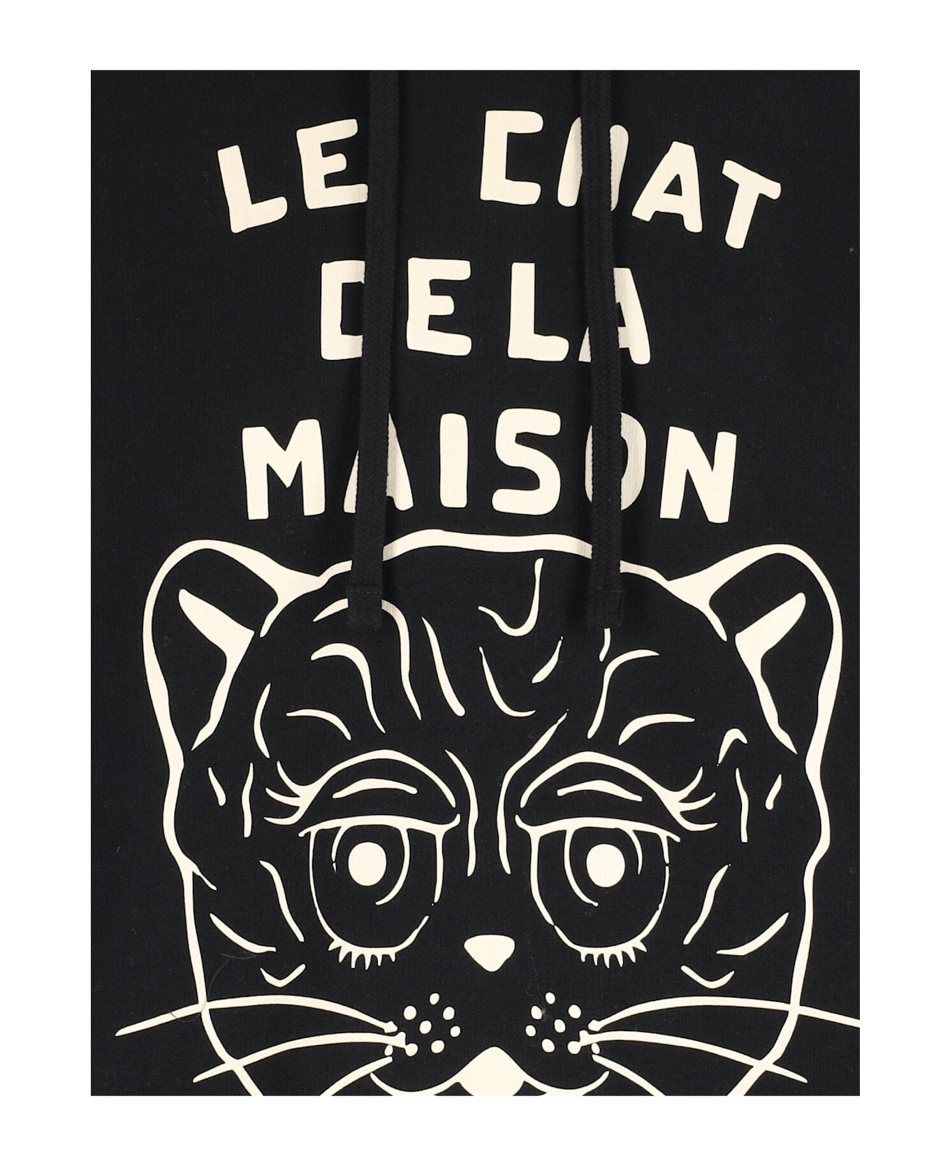 Valentino 'le Chat De La Maison' Hoodie - BLACK