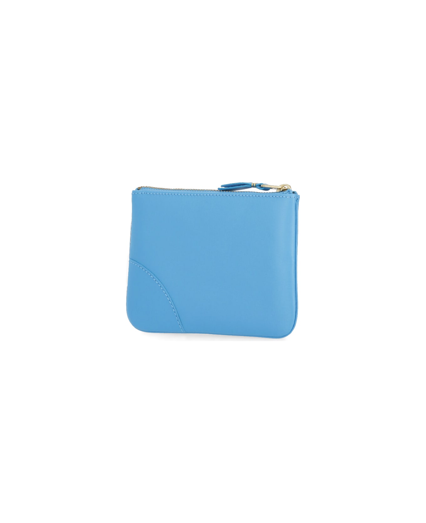 Comme des Garçons Wallet Wallet With Logo - Light Blue 財布