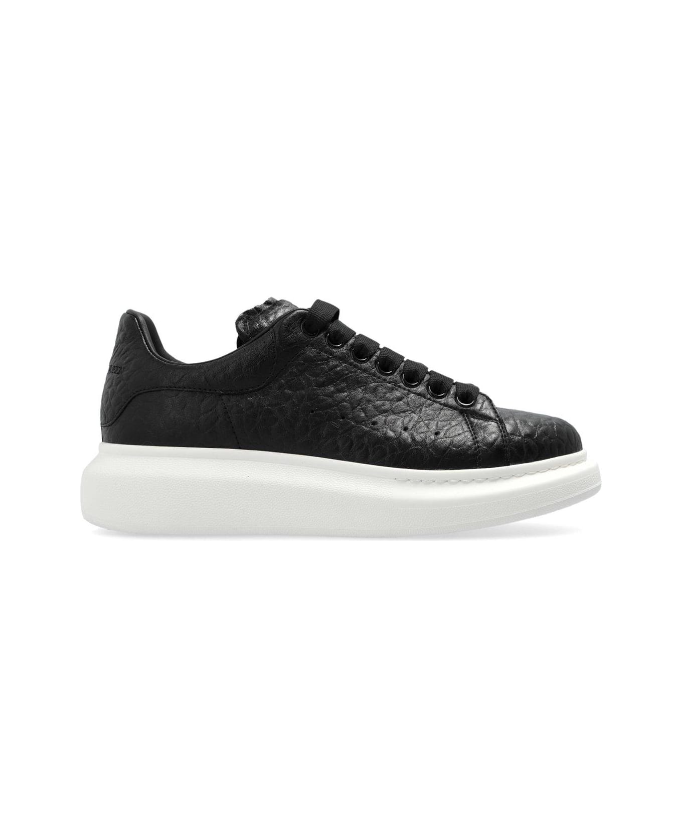 Alexander McQueen Oversized Lace-up Sneakers - BLACK