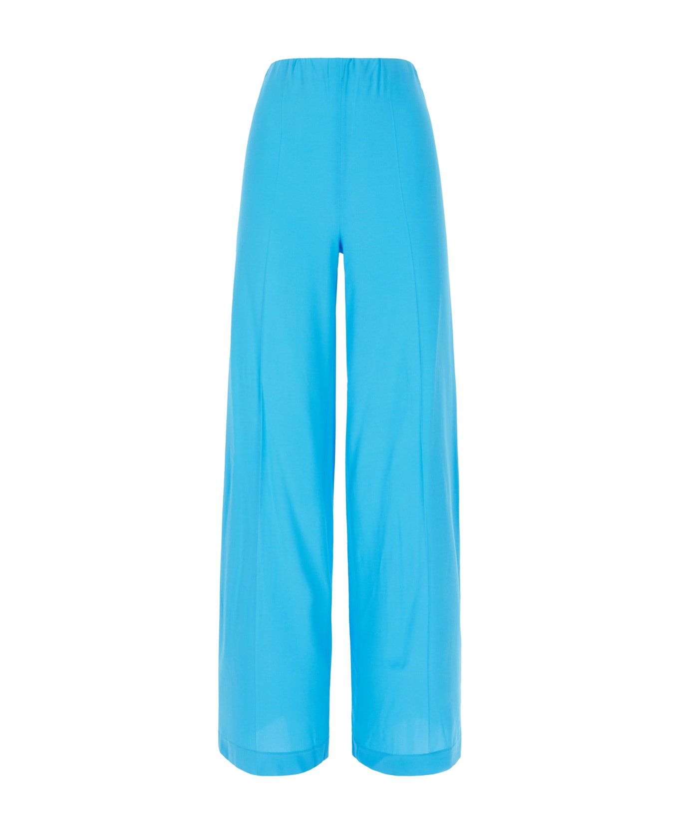 Jucca Fluo Light Blue Stretch Viscose Pants - 1793