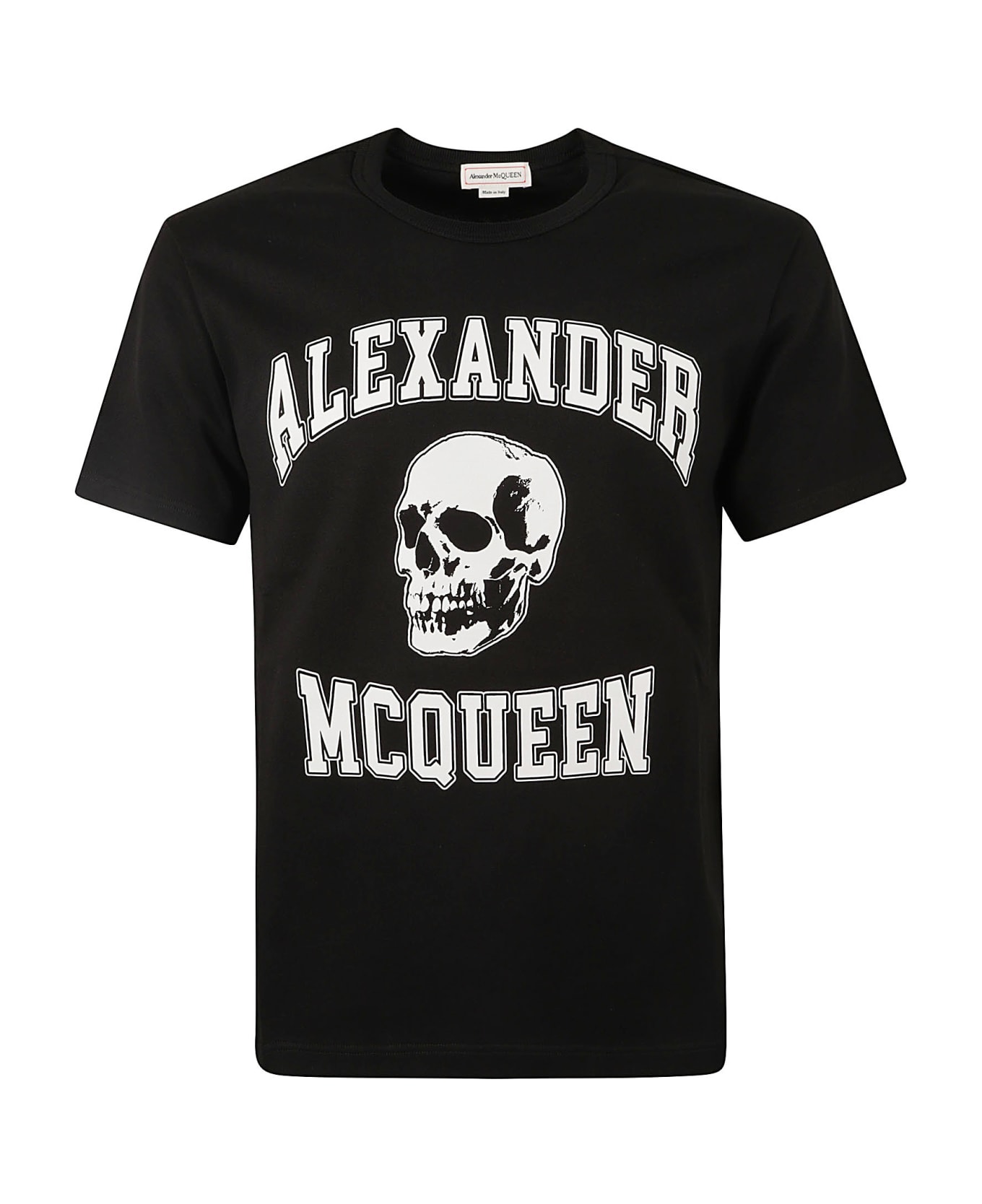 Alexander McQueen Skull Logo T-shirt - Black
