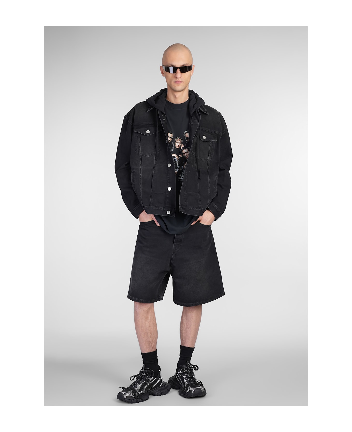 VETEMENTS Denim Jackets In Black Denim - black