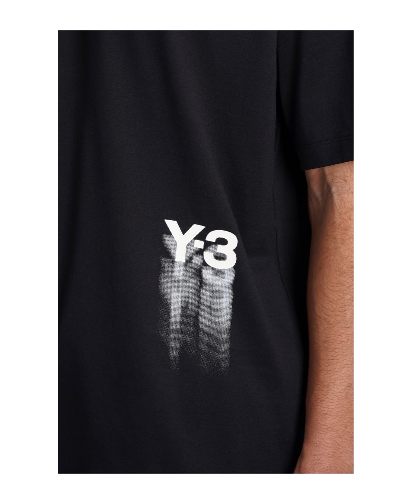 Y-3 T-shirt In Black Cotton