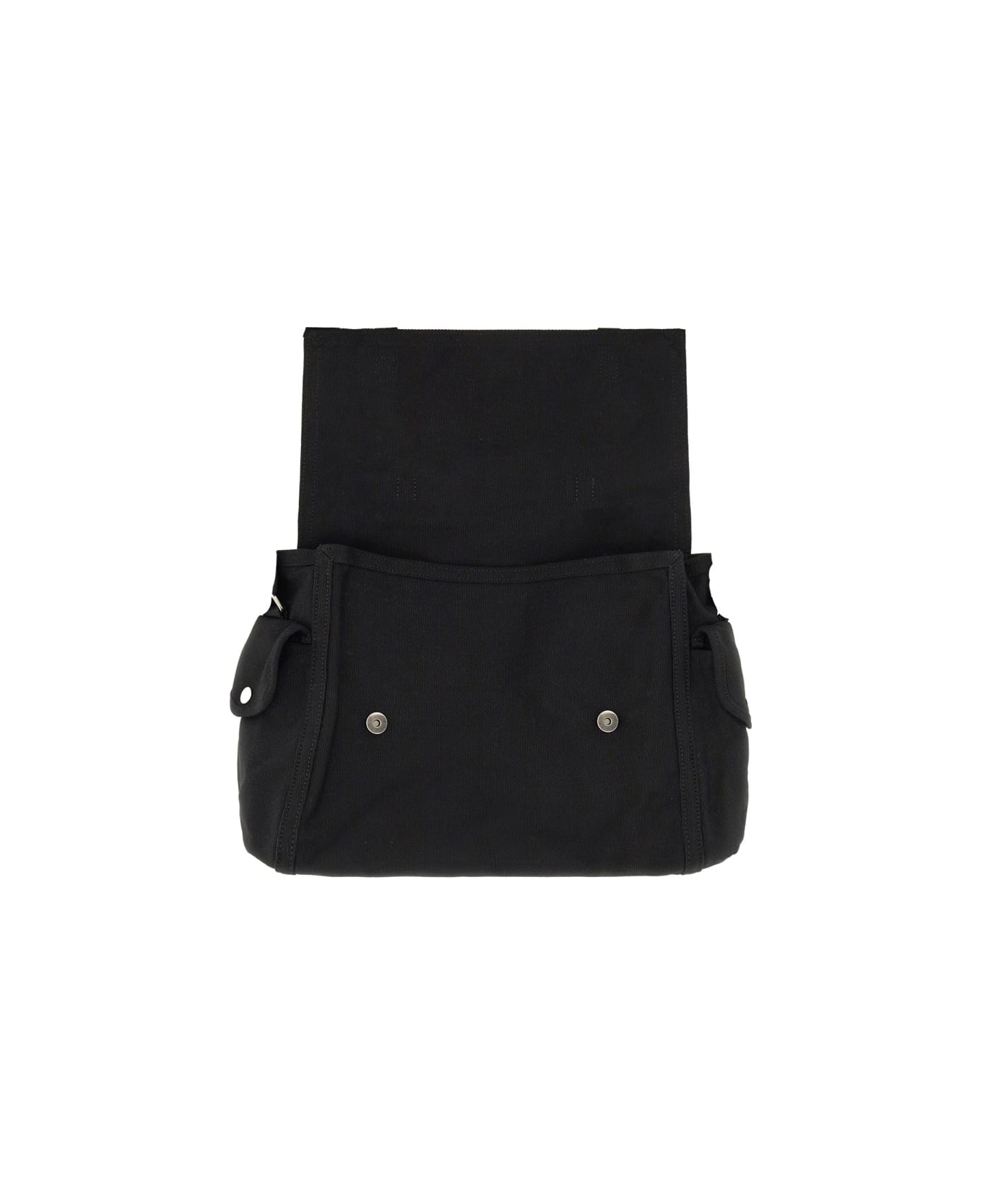 A.P.C. Shoulder Bag With Logo - BLACK