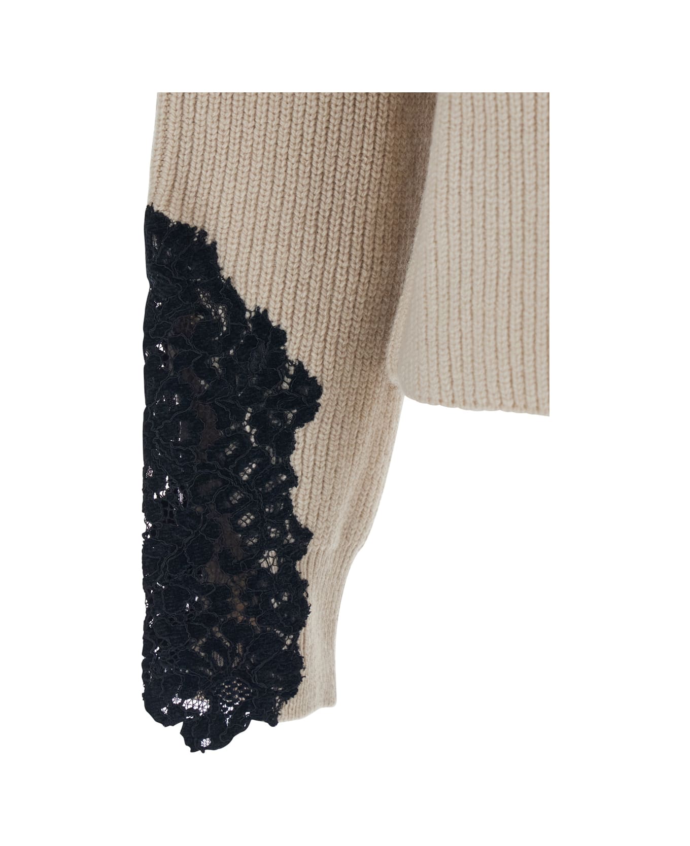 Pinko Piemonte Maglia Misto Lana - Beige