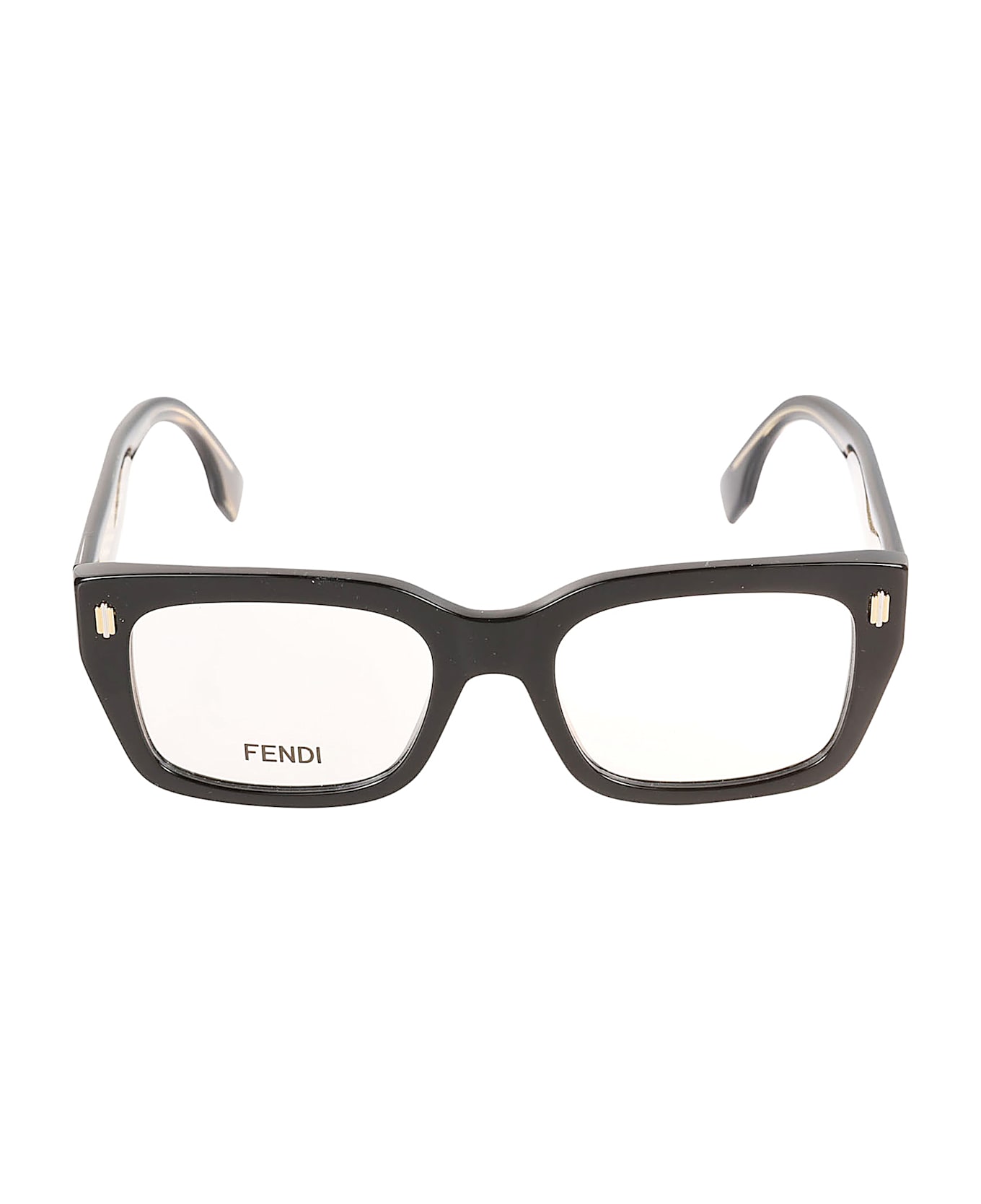 Fendi Logo Sided Square Frame Glasses | italist