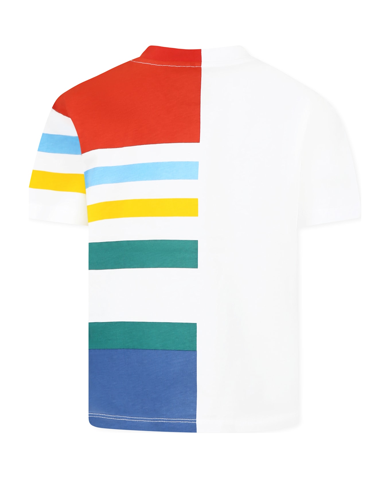 Stella McCartney Kids White T-shirt For Boy With Logo - White