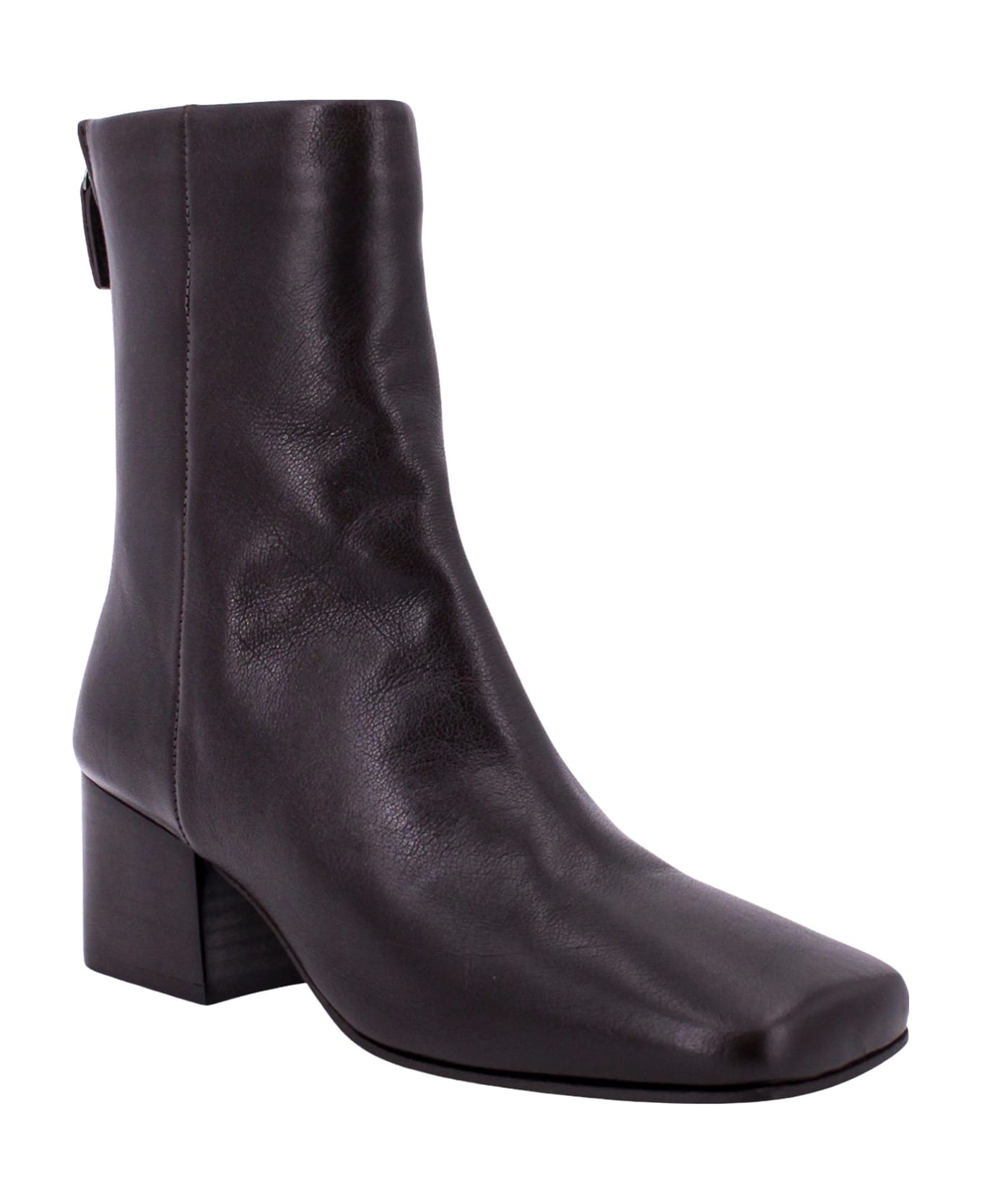 Lemaire Ankle Boots - Dark Chocolate