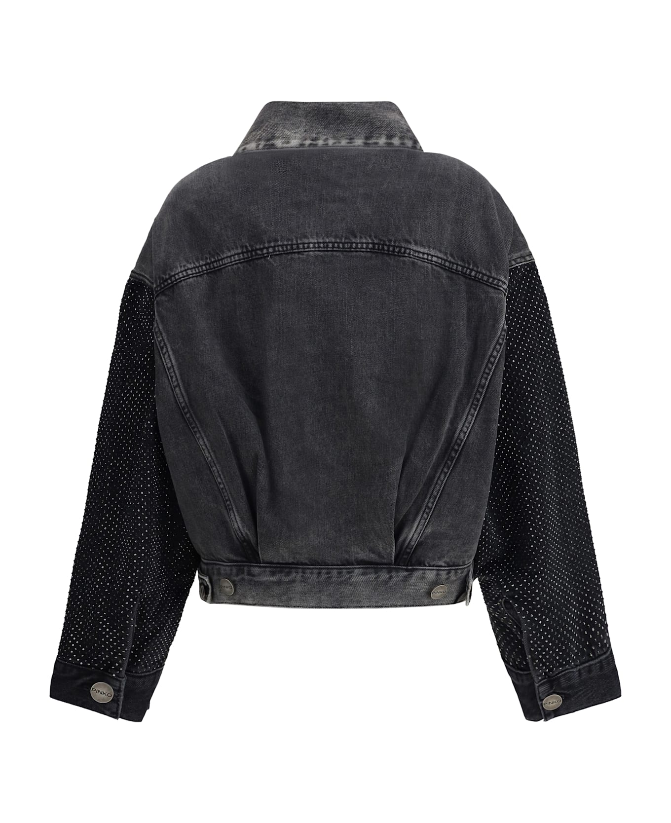 Pinko The Trucker Jacket With Mini Studs