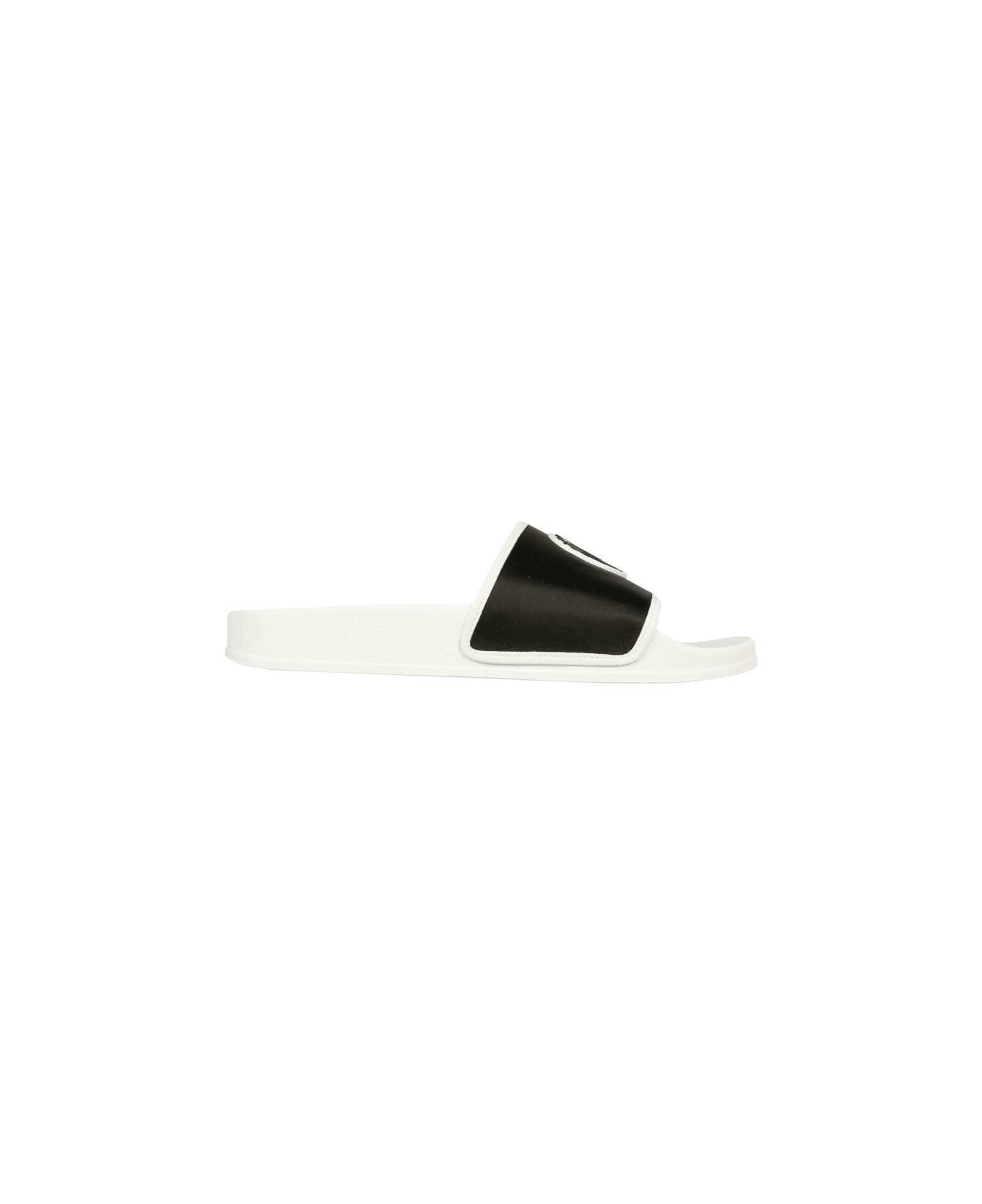 Giuseppe Zanotti Rubber Slide Sandals - BLACK サンダル